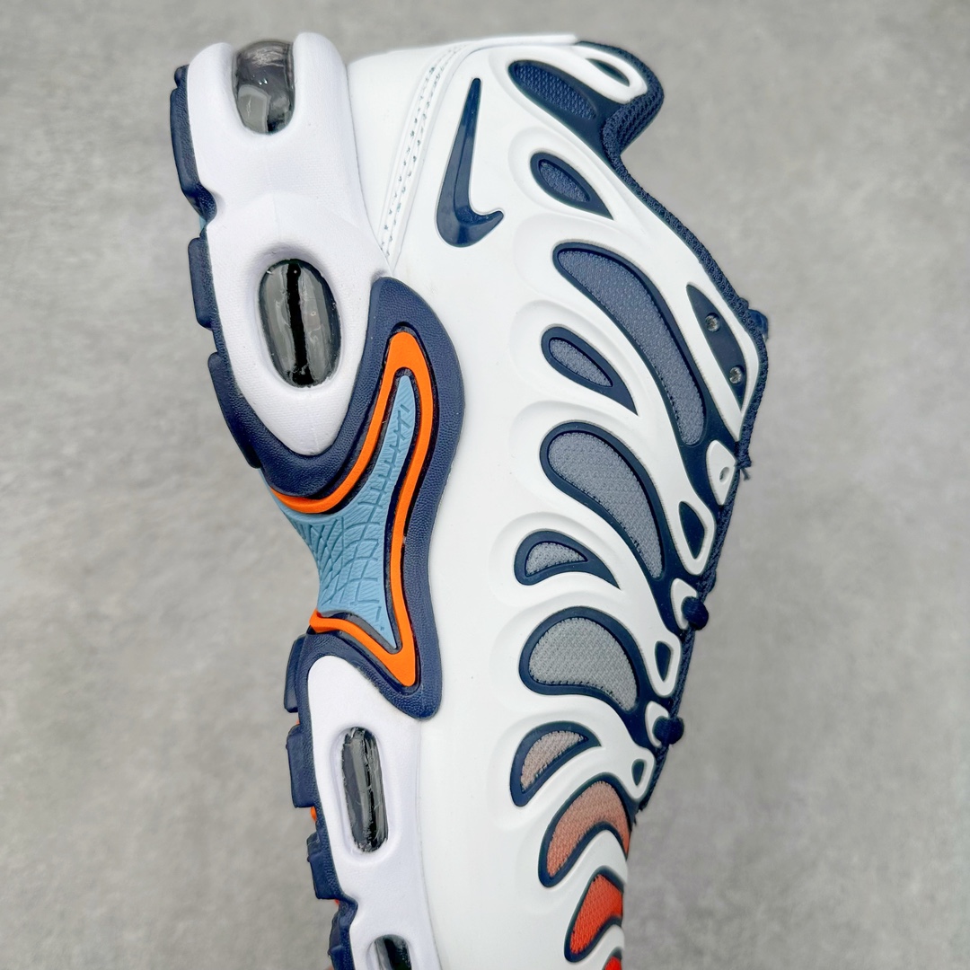 图片[6]-＃特价福利 NK Air Max Plus Drift 复古气垫跑鞋 中底造型大部分保留，仅在前段追加了加固上翻 鞋面的经典轮廓得以重塑 带来更契合现代审美的外观 整双鞋采用撞色妆点 鞋面采用网眼布和皮革材质打造 鞋舌处带有 3M 反光科技 鞋垫处和鞋后跟印有 “TN” 字样 彰显鞋款身份 配置方面中底搭载 Air Max 科技 保证了日常穿着的缓震性 尺码：36 36.5 37.5 38 38.5 39 40 40.5 41 42 42.5 43 44 44.5 45-选品中心