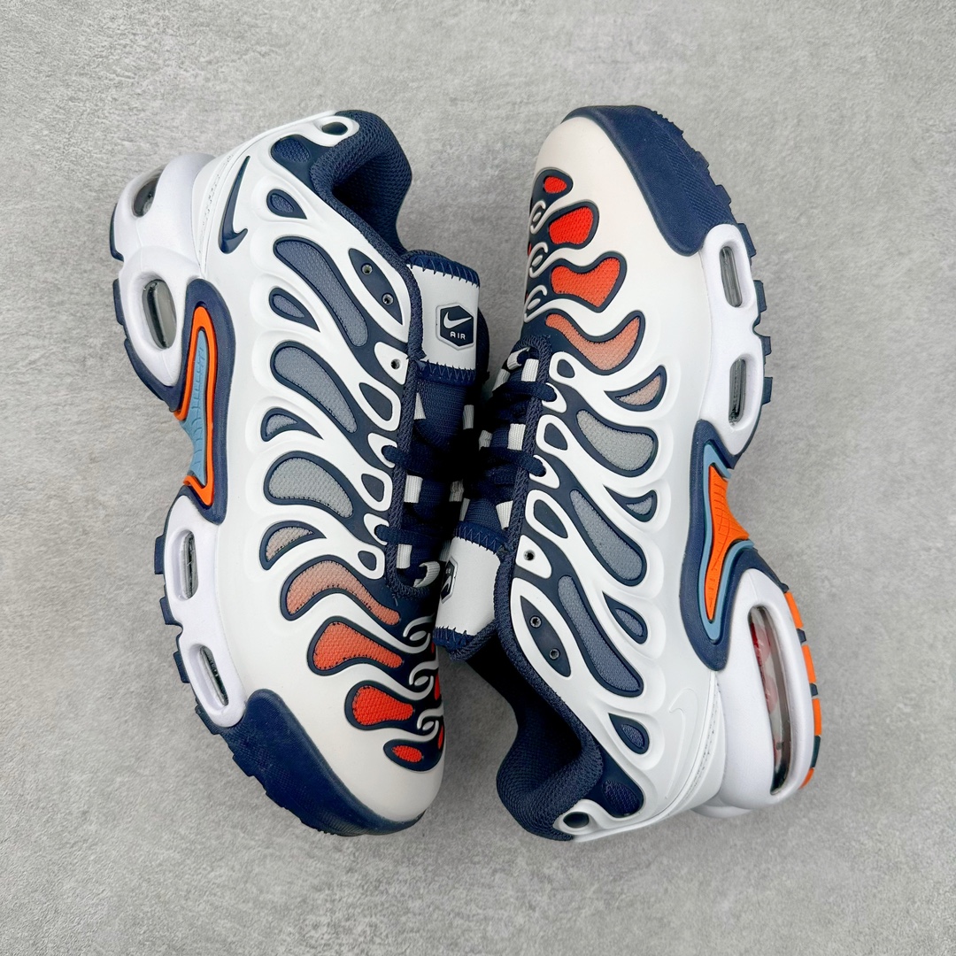 图片[3]-＃特价福利 NK Air Max Plus Drift 复古气垫跑鞋 中底造型大部分保留，仅在前段追加了加固上翻 鞋面的经典轮廓得以重塑 带来更契合现代审美的外观 整双鞋采用撞色妆点 鞋面采用网眼布和皮革材质打造 鞋舌处带有 3M 反光科技 鞋垫处和鞋后跟印有 “TN” 字样 彰显鞋款身份 配置方面中底搭载 Air Max 科技 保证了日常穿着的缓震性 尺码：36 36.5 37.5 38 38.5 39 40 40.5 41 42 42.5 43 44 44.5 45-选品中心