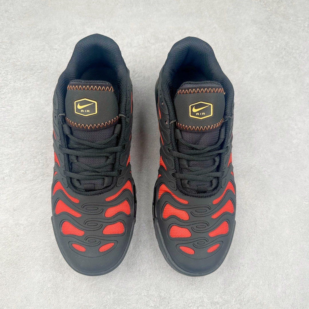 图片[2]-＃特价福利 NK Air Max Plus Drift 复古气垫跑鞋 中底造型大部分保留，仅在前段追加了加固上翻 鞋面的经典轮廓得以重塑 带来更契合现代审美的外观 整双鞋采用撞色妆点 鞋面采用网眼布和皮革材质打造 鞋舌处带有 3M 反光科技 鞋垫处和鞋后跟印有 “TN” 字样 彰显鞋款身份 配置方面中底搭载 Air Max 科技 保证了日常穿着的缓震性 尺码：36 36.5 37.5 38 38.5 39 40 40.5 41 42 42.5 43 44 44.5 45-选品中心