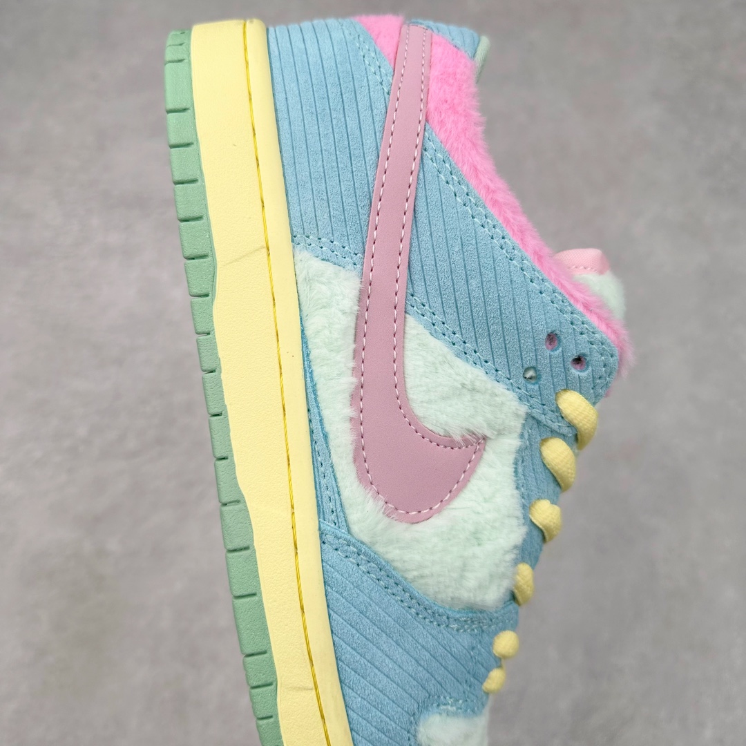 图片[6]-＃F版 Verdy x NK SB Dunk Low “Visty” 联名 绒毛怪 蓝绿粉 货号：FN6040-400 性价比王者 极限压缩利润空间 超乎所想的高性价比 用料绝不含糊 原盒原配 正确耐磨橡胶大底 超高清洁度 全鞋零毛边皮料切割 全套原楦原模倾力打造完美版型 尺码：36 36.5 37.5 38 38.5 39 40 40.5 41 42 42.5 43 44 44.5 45 46 47.5-选品中心