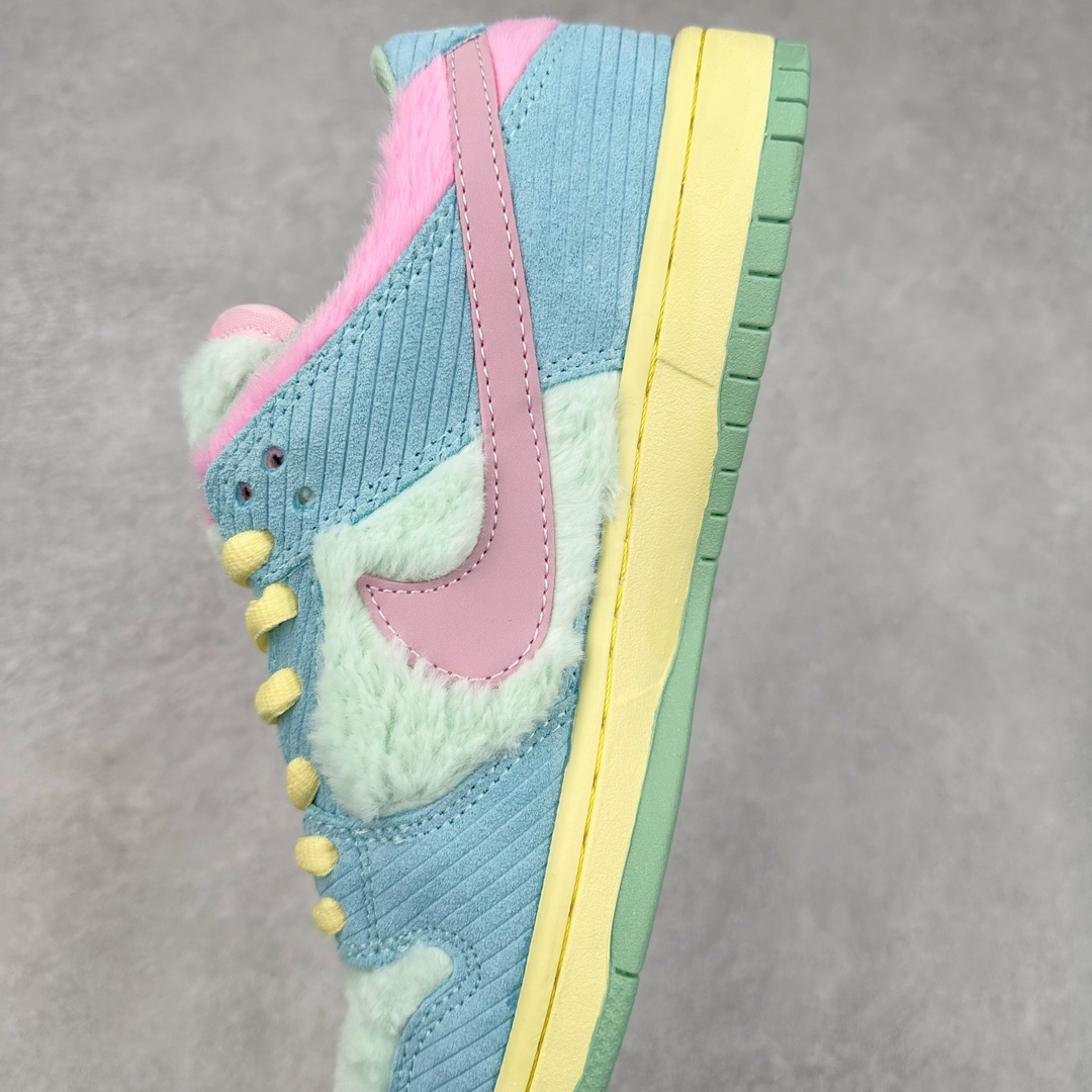 图片[7]-＃F版 Verdy x NK SB Dunk Low “Visty” 联名 绒毛怪 蓝绿粉 货号：FN6040-400 性价比王者 极限压缩利润空间 超乎所想的高性价比 用料绝不含糊 原盒原配 正确耐磨橡胶大底 超高清洁度 全鞋零毛边皮料切割 全套原楦原模倾力打造完美版型 尺码：36 36.5 37.5 38 38.5 39 40 40.5 41 42 42.5 43 44 44.5 45 46 47.5-选品中心
