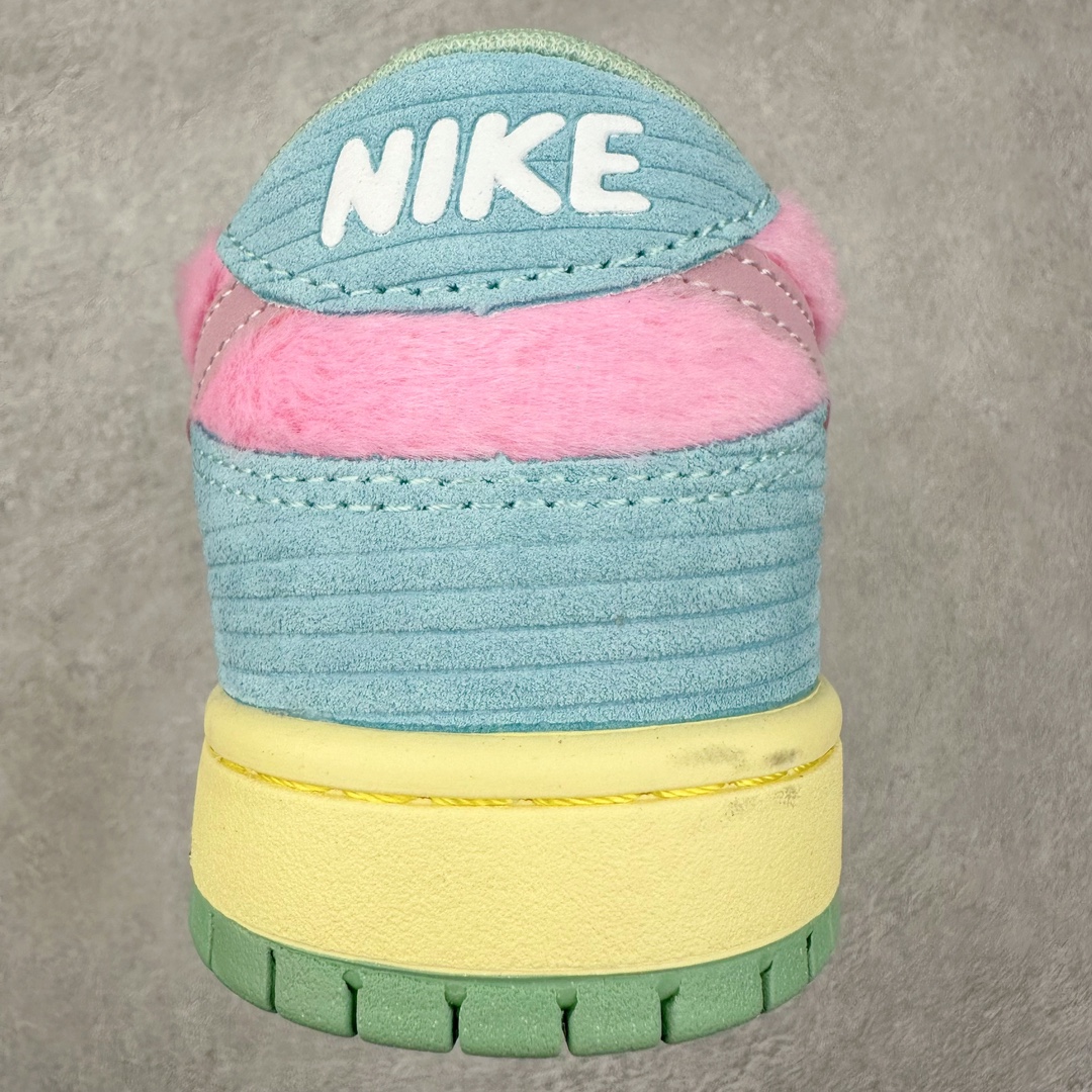 图片[8]-＃F版 Verdy x NK SB Dunk Low “Visty” 联名 绒毛怪 蓝绿粉 货号：FN6040-400 性价比王者 极限压缩利润空间 超乎所想的高性价比 用料绝不含糊 原盒原配 正确耐磨橡胶大底 超高清洁度 全鞋零毛边皮料切割 全套原楦原模倾力打造完美版型 尺码：36 36.5 37.5 38 38.5 39 40 40.5 41 42 42.5 43 44 44.5 45 46 47.5-选品中心