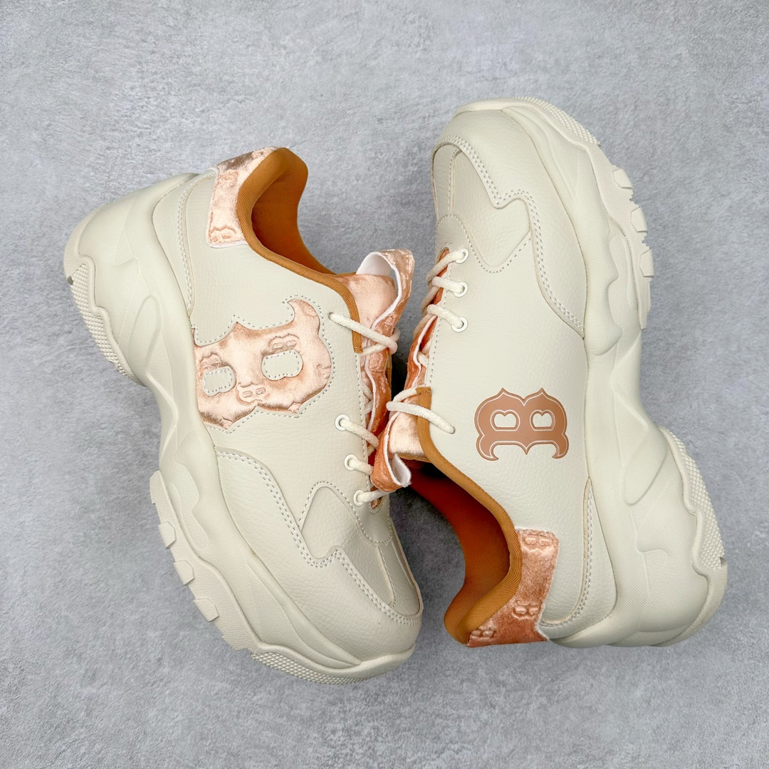 图片[3]-MLB Big Ball Chunky 复古印花老爹鞋系列低帮轻量增高厚底百搭休闲运动慢跑鞋 Korea韩国联名NY美国榄球纽约洋基队限定 韩国代购专供 全套原楦原纸板原厂数据开发 正确中底拉帮中底网布细节 平台代购专供 左脚内置芯片 韩国代购吊牌标贴 独家一比一RB+MD组合大底 高频后跟小人Logo精准对位立体饱满 正确网布加超迁鞋面 转印中底走线紧密 转印Logo工艺表层防刮不掉色 尺码：35 36 36.5 37.5 38 38.5 39 40 40.5 41 42 42.5 43 44 45-选品中心