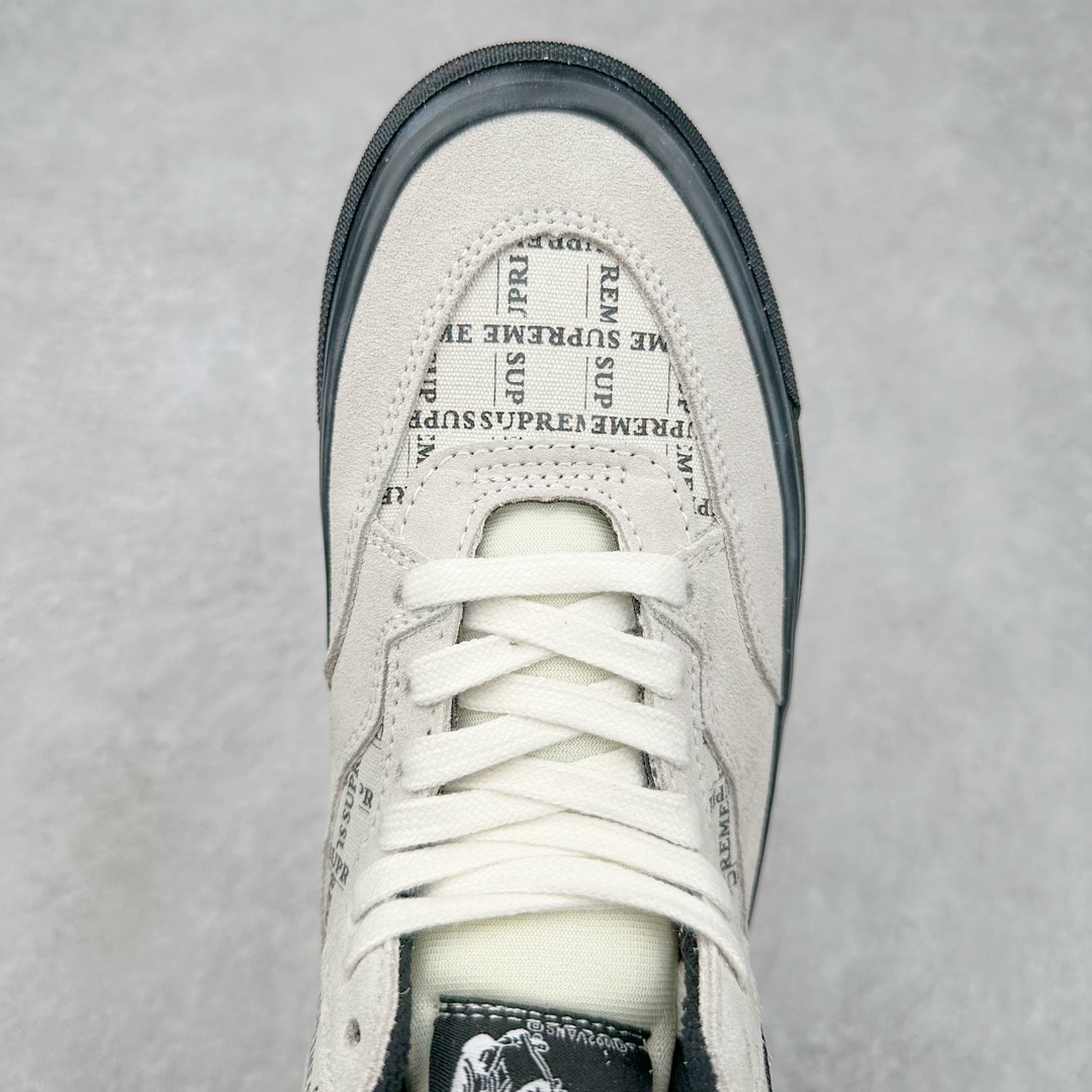 图片[4]-Supreme x Vans Half Cab Pro Skate 美式复古防滑耐磨休闲中帮滑板鞋 黑色货号：VN0A3QPH2YW 白灰货号：VN0A3QPH2YV1 尺码：36 36.5 37 38 38.5 39 40 40.5 41 42 42.5 43 44-选品中心