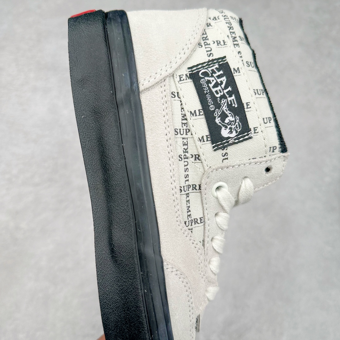 图片[6]-Supreme x Vans Half Cab Pro Skate 美式复古防滑耐磨休闲中帮滑板鞋 黑色货号：VN0A3QPH2YW 白灰货号：VN0A3QPH2YV1 尺码：36 36.5 37 38 38.5 39 40 40.5 41 42 42.5 43 44-选品中心