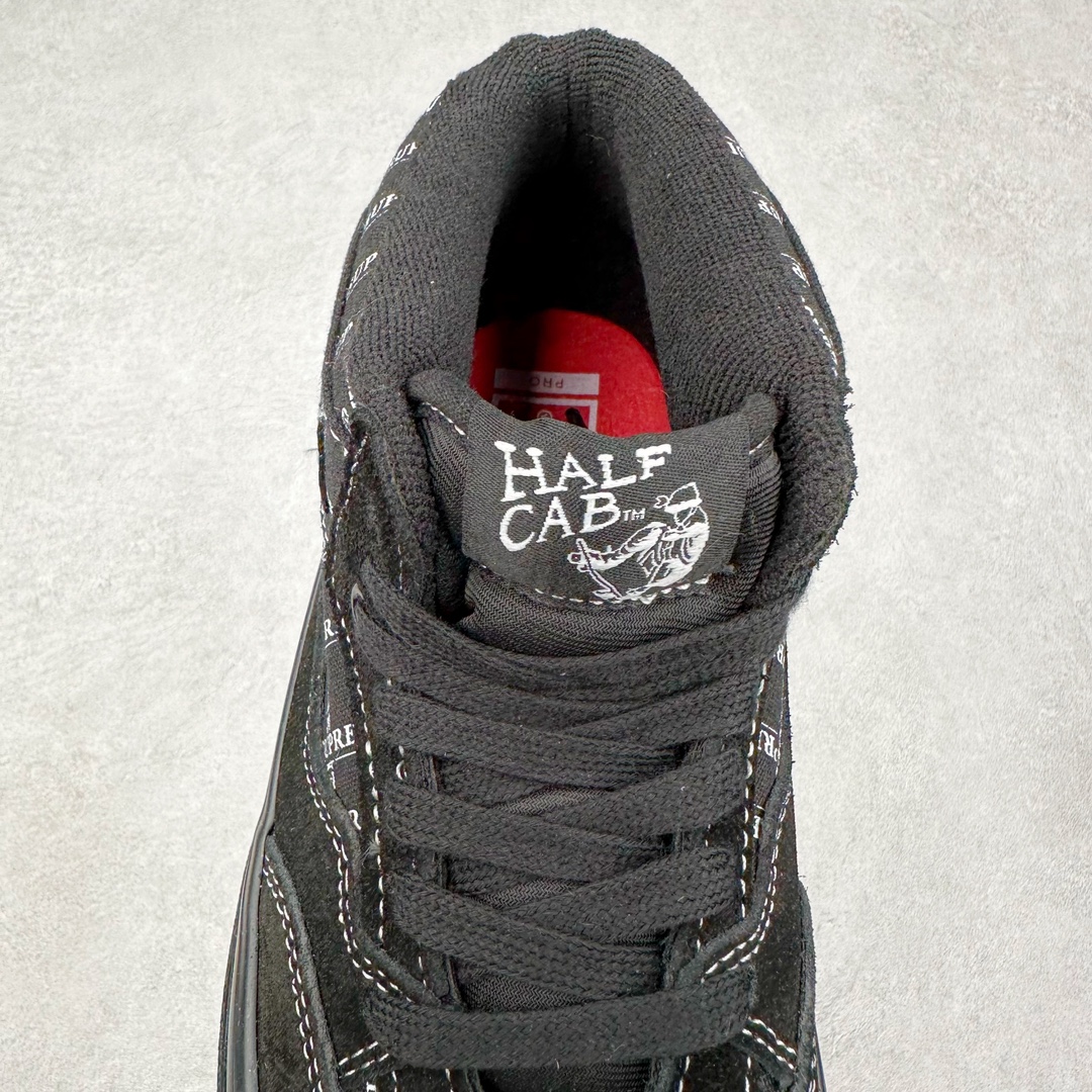 图片[5]-Supreme x Vans Half Cab Pro Skate 美式复古防滑耐磨休闲中帮滑板鞋 黑色货号：VN0A3QPH2YW 白灰货号：VN0A3QPH2YV1 尺码：36 36.5 37 38 38.5 39 40 40.5 41 42 42.5 43 44-选品中心