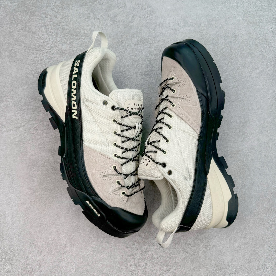 图片[3]-＃绿X/GX MM6 Maison Margiela x SALOMON X-ALP 萨洛蒙联名帆布织物舒适清凉低帮生活休闲鞋 男女同款 白黑 纯原外贸平台特供订单 耗时半年巨作 全套原纸板楦头开发 原厂特供网布配套加持 确保原汁原味 完美呈现版型 原档数据独家私模五层组合大底 原装Ortholite轻量化鞋垫 中底布带钢印编号 原厂TPU锁扣 进口港宝加持 后跟自然饱满 还原公司包裹性 尺码：36 36.5 37.5 38 38.5 39 40 40.5 41 42 42.5 43 44 44.5 45 46.5-选品中心
