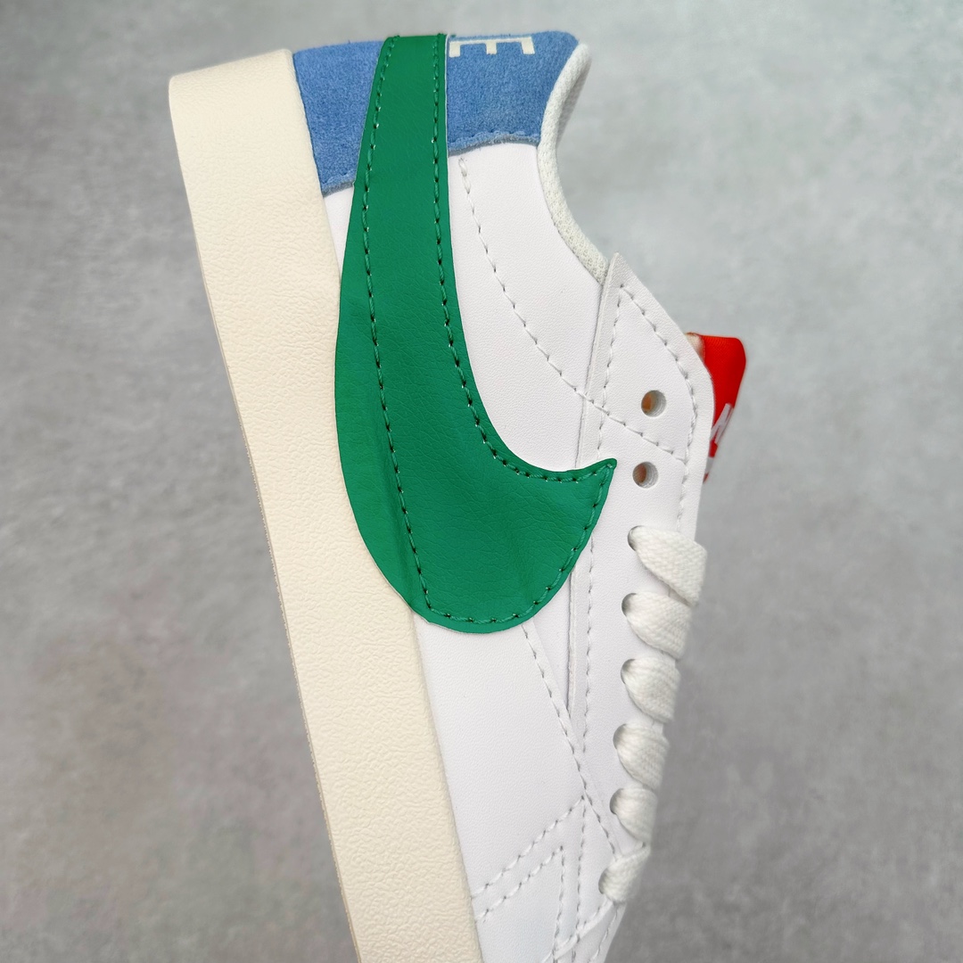 图片[6]-＃特价福利 NK Blazer Low \’77 Jumbo 开拓者大钩 DQ1470 焕新升级经典 Blazer 鞋款 大号 Swoosh 突出新时代更加张扬的潮流感 对经典的又一次改良升级 大号 Swoosh 设计结合宽大鞋带 符合当下潮流意趣 橡胶外底融入凸起人字形底纹增添几分户外感觉 尺码：36 36.5 37.5 38 38.5 39 40 40.5 41 42 42.5 43 44 44.5 45-选品中心