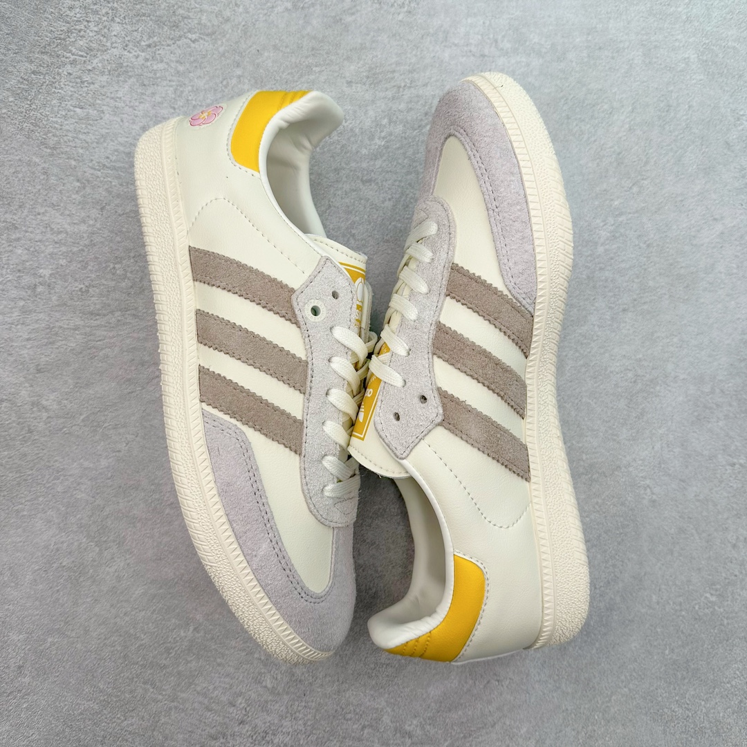 图片[3]-＃特价福利 AD Original Samba OG/Gazelle Indoor Trainers 复古经典轻便板鞋 口碑大厂出品 品控大底版型不断改良更新 全套原纸板楦头开发 确保原汁原味 完美呈现桑巴版型 一比一鞋头弧度高度鞋身弧度 此版本只针对中端市场 皮料材质有所更替 其他数据细节工艺流程均保持一致 绝不口嗨 细节品控鞋型随意对比 正确烫金高频细节 原装纳米超迁皮料 独家私模橡胶大底 原盒原配 这款桑巴鞋展示了高质量的工艺 带有装饰的超锁缝制和无缝的手感 柔软、柔软的皮革造型和标志性的3条纹完成了精致的外观 正规合身鞋带 鞋面上有绒面鞋垫 橡胶鞋底 享受正畸套筒软感 自50年代首次亮相以来就一直在赢得粉丝的青睐 尺码：36 36.5 37.5 38 38.5 39 40 40.5 41 42 42.5 43 44 44.5 45-选品中心