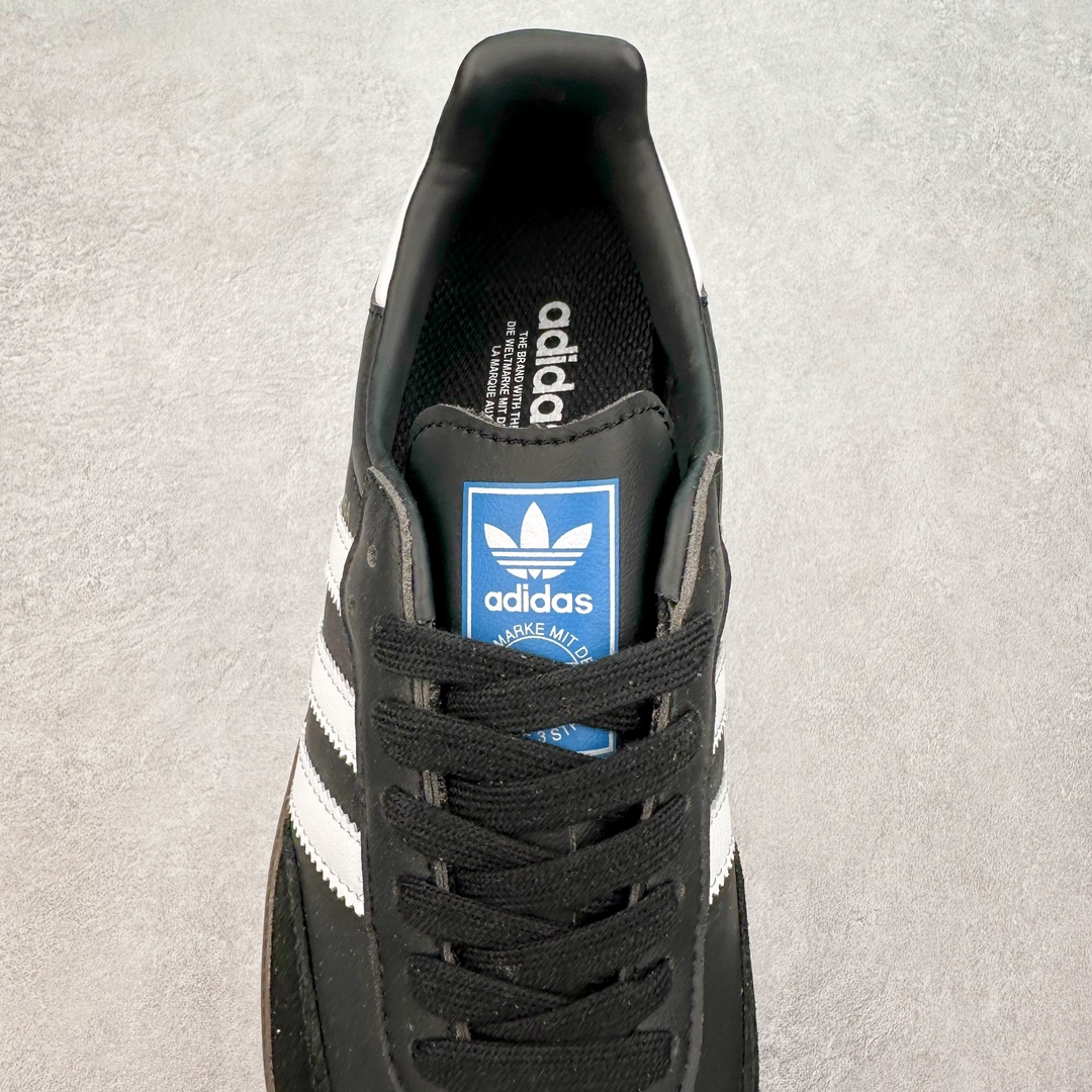 图片[5]-＃特价福利 AD Original Samba OG/Gazelle Indoor Trainers 复古经典轻便板鞋 口碑大厂出品 品控大底版型不断改良更新 全套原纸板楦头开发 确保原汁原味 完美呈现桑巴版型 一比一鞋头弧度高度鞋身弧度 此版本只针对中端市场 皮料材质有所更替 其他数据细节工艺流程均保持一致 绝不口嗨 细节品控鞋型随意对比 正确烫金高频细节 原装纳米超迁皮料 独家私模橡胶大底 原盒原配 这款桑巴鞋展示了高质量的工艺 带有装饰的超锁缝制和无缝的手感 柔软、柔软的皮革造型和标志性的3条纹完成了精致的外观 正规合身鞋带 鞋面上有绒面鞋垫 橡胶鞋底 享受正畸套筒软感 自50年代首次亮相以来就一直在赢得粉丝的青睐 尺码：36 36.5 37.5 38 38.5 39 40 40.5 41 42 42.5 43 44 44.5 45-选品中心