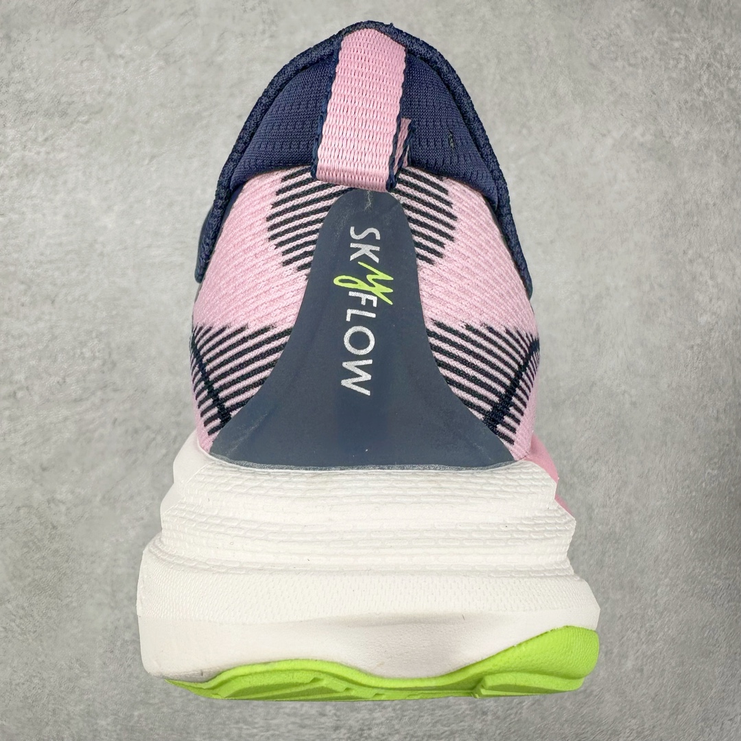 图片[8]-HOKA ONE ONE SKY Flow 低帮舒适百搭防滑耐磨低帮休闲跑步鞋男女同款 始终致力于为所有跑者提供更新、更好的跑步装备 相比常规跑鞋 HOKA ONE ONE特别研发使用性能独特的几何形跑鞋中底 此种鞋底更厚、更高、回弹性也更好 除了卓越的缓冲性能 它还能为各种阶段的跑者带来更具动感、更加稳定的跑步体验 HOKA One One从设计之初就清楚意识到 要保证跑者步幅的均匀一致 双脚自然而然的运动至关重要 尺码：36 36.5 37.5 38 38.5 39 40 40.5 41 42 42.5 43 44 44.5 45-选品中心