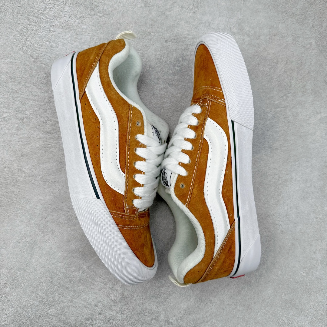 图片[3]-Vans Knu-Skool VR3 LX 万斯低帮复古休闲硫化面包鞋 肥胖版大LOGO 原版全皮猪八面料 尺码：35 36 36.5 37 38 38.5 39 40 40.5 41 42 42.5 43 44-选品中心