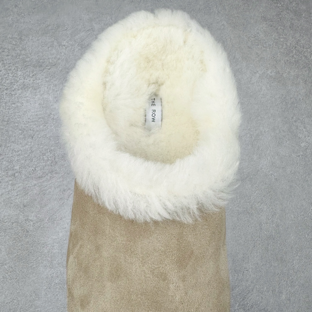 图片[5]-＃DC The Row Boston VL TR软木底包头拖鞋 天鹅绒般的绒面革赋子休闲的经典外观 四季皆宜 柔软的鞋床采用额外的泡沫缓冲层 提供额外的舒适感和全天支撑 全网独家首发 源于德国的严谨工艺 牛巴戎面 中层松木 EVA 三层组合大底 优质牛皮面料五金扣 出口订单 尺码：35-45-选品中心