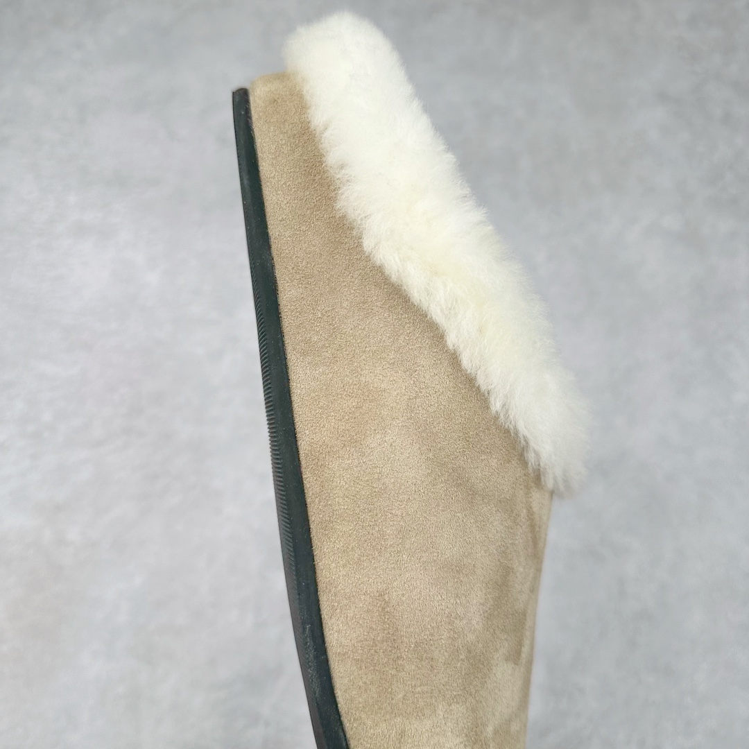 图片[6]-＃DC The Row Boston VL TR软木底包头拖鞋 天鹅绒般的绒面革赋子休闲的经典外观 四季皆宜 柔软的鞋床采用额外的泡沫缓冲层 提供额外的舒适感和全天支撑 全网独家首发 源于德国的严谨工艺 牛巴戎面 中层松木 EVA 三层组合大底 优质牛皮面料五金扣 出口订单 尺码：35-45-选品中心