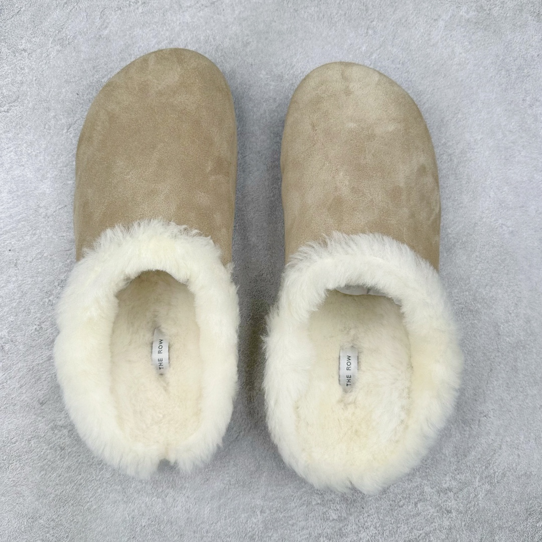 图片[3]-＃DC The Row Boston VL TR软木底包头拖鞋 天鹅绒般的绒面革赋子休闲的经典外观 四季皆宜 柔软的鞋床采用额外的泡沫缓冲层 提供额外的舒适感和全天支撑 全网独家首发 源于德国的严谨工艺 牛巴戎面 中层松木 EVA 三层组合大底 优质牛皮面料五金扣 出口订单 尺码：35-45-选品中心