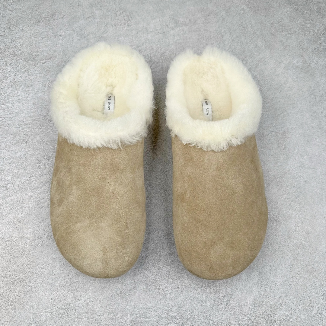 图片[2]-＃DC The Row Boston VL TR软木底包头拖鞋 天鹅绒般的绒面革赋子休闲的经典外观 四季皆宜 柔软的鞋床采用额外的泡沫缓冲层 提供额外的舒适感和全天支撑 全网独家首发 源于德国的严谨工艺 牛巴戎面 中层松木 EVA 三层组合大底 优质牛皮面料五金扣 出口订单 尺码：35-45-选品中心