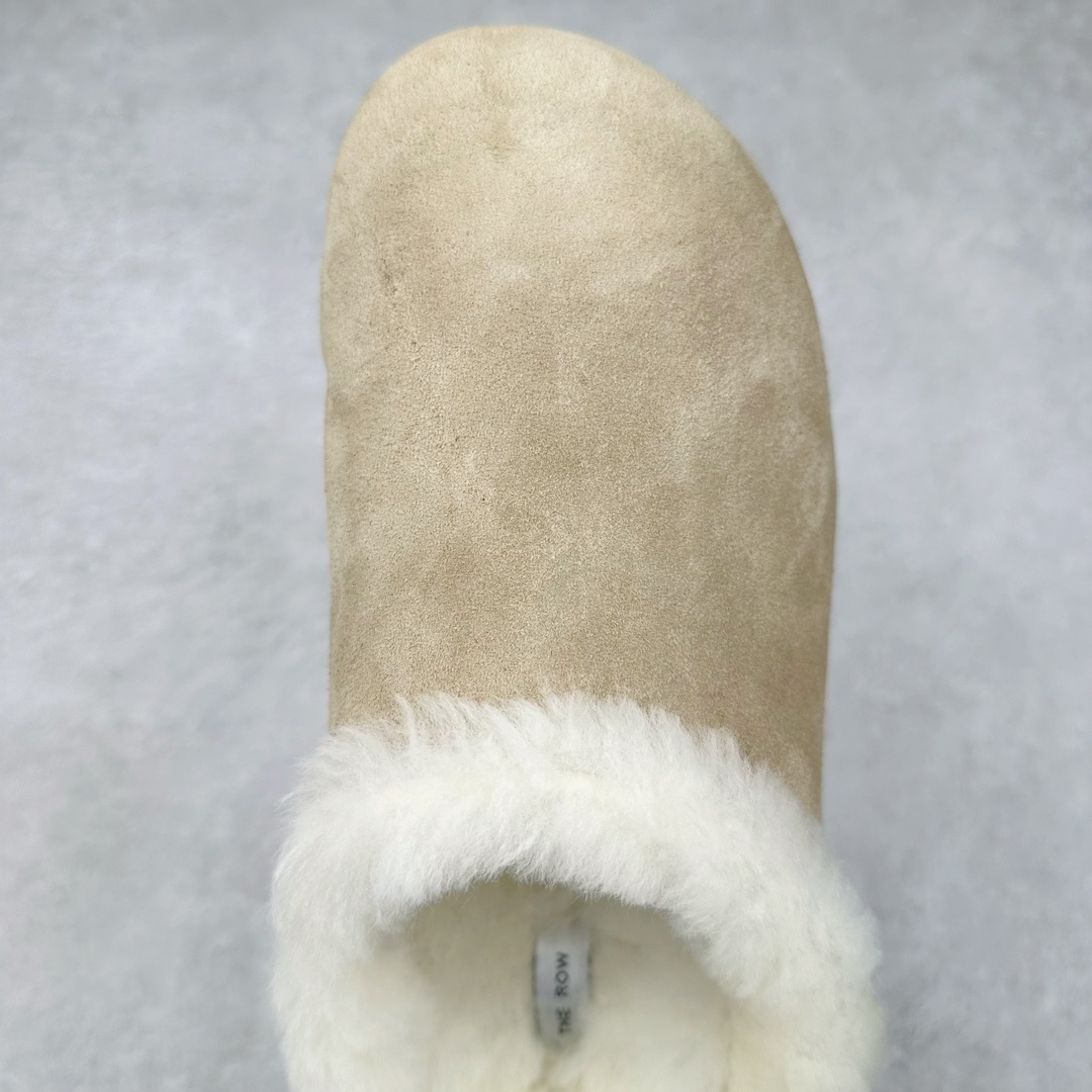 图片[4]-＃DC The Row Boston VL TR软木底包头拖鞋 天鹅绒般的绒面革赋子休闲的经典外观 四季皆宜 柔软的鞋床采用额外的泡沫缓冲层 提供额外的舒适感和全天支撑 全网独家首发 源于德国的严谨工艺 牛巴戎面 中层松木 EVA 三层组合大底 优质牛皮面料五金扣 出口订单 尺码：35-45-选品中心