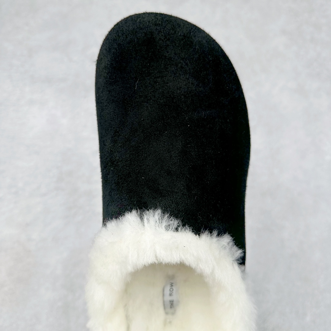 图片[4]-＃DC The Row Boston VL TR软木底包头拖鞋 天鹅绒般的绒面革赋子休闲的经典外观 四季皆宜 柔软的鞋床采用额外的泡沫缓冲层 提供额外的舒适感和全天支撑 全网独家首发 源于德国的严谨工艺 牛巴戎面 中层松木 EVA 三层组合大底 优质牛皮面料五金扣 出口订单 尺码：35-45-选品中心