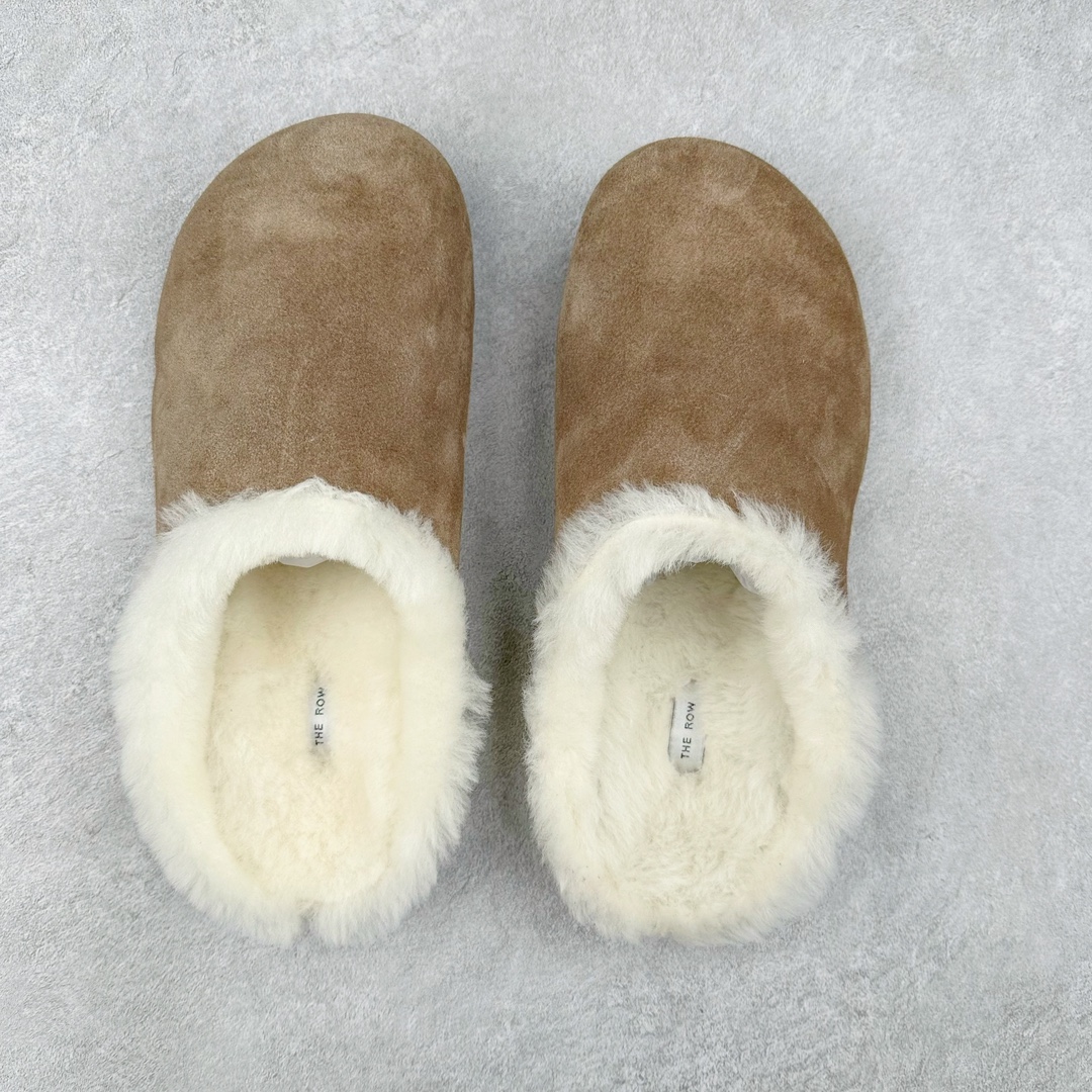 图片[3]-＃DC The Row Boston VL TR软木底包头拖鞋 天鹅绒般的绒面革赋子休闲的经典外观 四季皆宜 柔软的鞋床采用额外的泡沫缓冲层 提供额外的舒适感和全天支撑 全网独家首发 源于德国的严谨工艺 牛巴戎面 中层松木 EVA 三层组合大底 优质牛皮面料五金扣 出口订单 尺码：35-45-选品中心