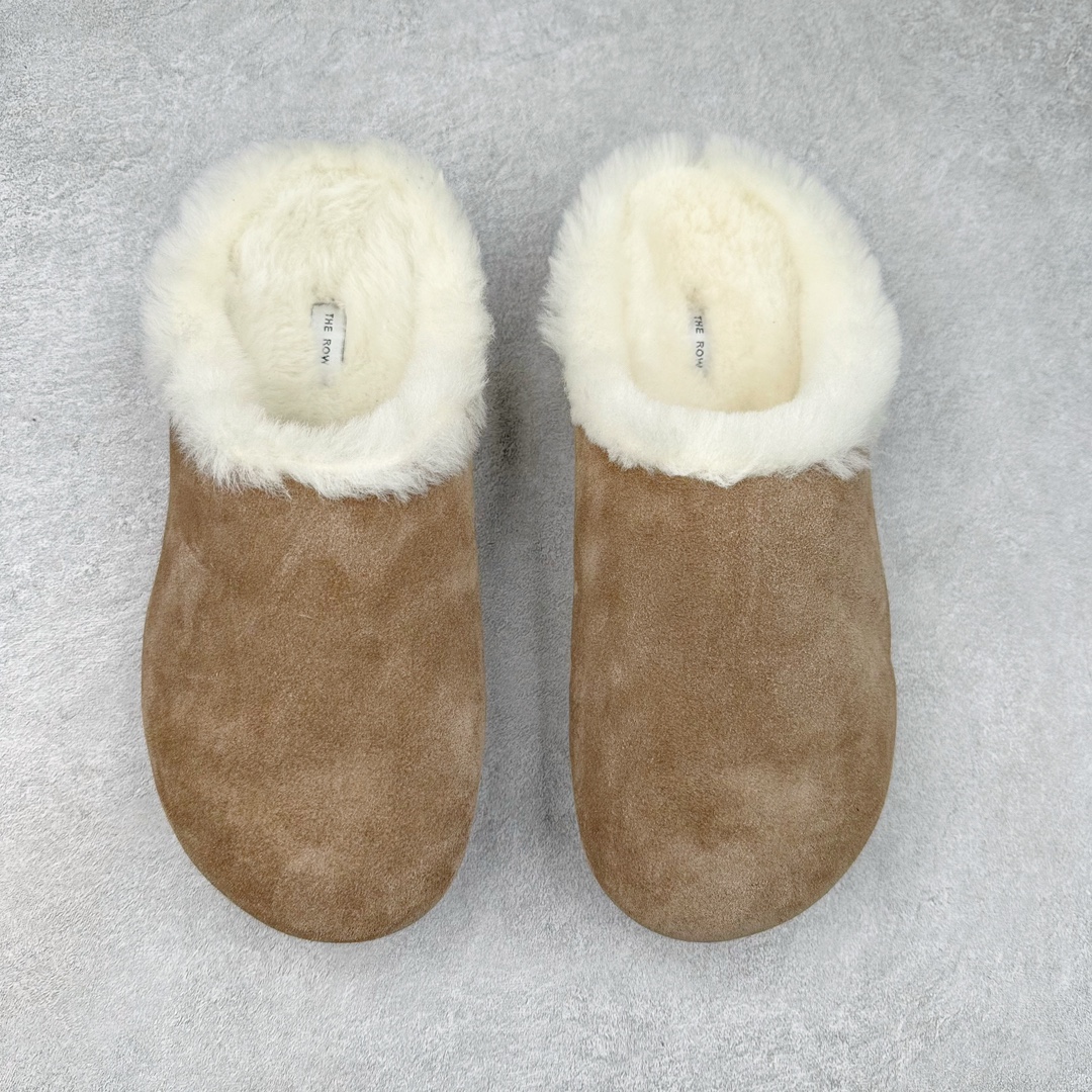 图片[2]-＃DC The Row Boston VL TR软木底包头拖鞋 天鹅绒般的绒面革赋子休闲的经典外观 四季皆宜 柔软的鞋床采用额外的泡沫缓冲层 提供额外的舒适感和全天支撑 全网独家首发 源于德国的严谨工艺 牛巴戎面 中层松木 EVA 三层组合大底 优质牛皮面料五金扣 出口订单 尺码：35-45-选品中心