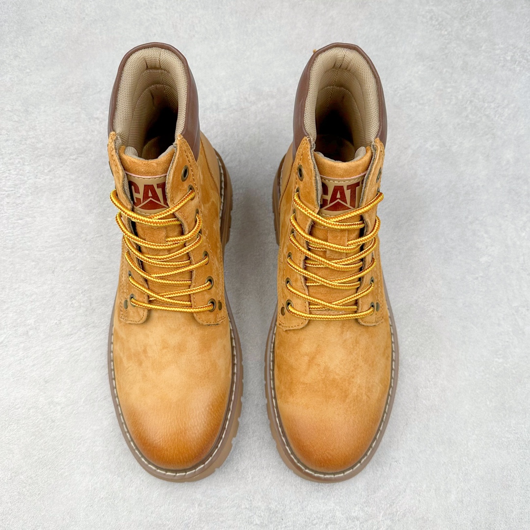 图片[2]-＃特价福利 CAT卡特 硬汉推土机品牌经典百搭户外休闲大黄靴系列 广东大厂品质 24ss秋冬新款 常年主打 时尚潮流搭配 面料釆用意大利进口磨砂牛皮 全鞋真牛皮材料 大底到五金都是代工厂原材料制作 好货不杀猪 首单质量严格把控 全套官网统一包装 今年冬季防寒户外专用 日常随意搭配 型男必备 尺码：38 39 40 41 42 43 44 (偏大一码)-选品中心