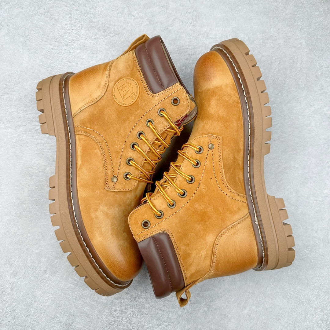 图片[3]-＃特价福利 CAT卡特 硬汉推土机品牌经典百搭户外休闲大黄靴系列 广东大厂品质 24ss秋冬新款 常年主打 时尚潮流搭配 面料釆用意大利进口磨砂牛皮 全鞋真牛皮材料 大底到五金都是代工厂原材料制作 好货不杀猪 首单质量严格把控 全套官网统一包装 今年冬季防寒户外专用 日常随意搭配 型男必备 尺码：38 39 40 41 42 43 44 (偏大一码)-选品中心