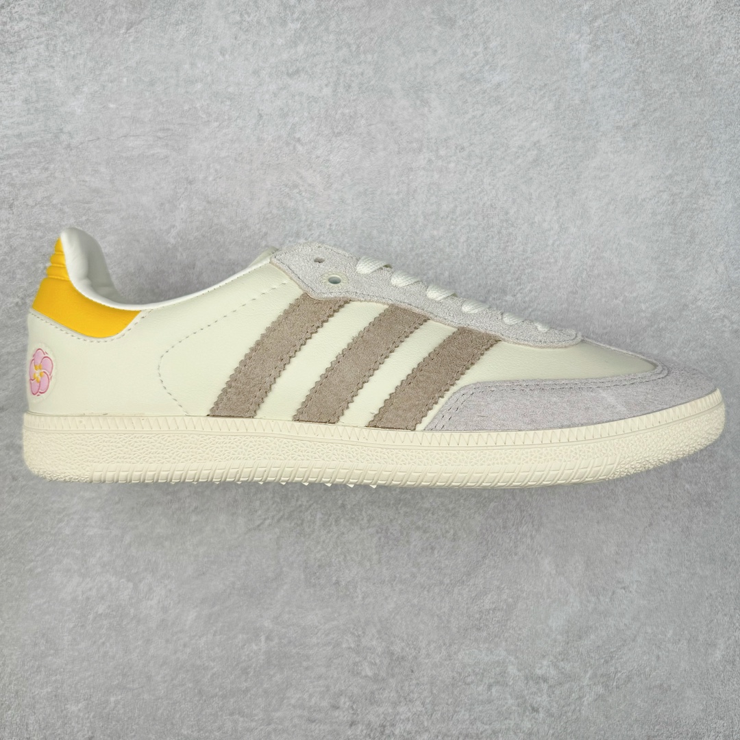 图片[3]-＃特价福利 AD Original Samba OG/Gazelle Indoor Trainers 复古经典轻便板鞋 口碑大厂出品 品控大底版型不断改良更新 全套原纸板楦头开发 确保原汁原味 完美呈现桑巴版型 一比一鞋头弧度高度鞋身弧度 此版本只针对中端市场 皮料材质有所更替 其他数据细节工艺流程均保持一致 绝不口嗨 细节品控鞋型随意对比 正确烫金高频细节 原装纳米超迁皮料 独家私模橡胶大底 原盒原配 这款桑巴鞋展示了高质量的工艺 带有装饰的超锁缝制和无缝的手感 柔软、柔软的皮革造型和标志性的3条纹完成了精致的外观 正规合身鞋带 鞋面上有绒面鞋垫 橡胶鞋底 享受正畸套筒软感 自50年代首次亮相以来就一直在赢得粉丝的青睐 尺码：36 36.5 37.5 38 38.5 39 40 40.5 41 42 42.5 43 44 44.5 45-选品中心