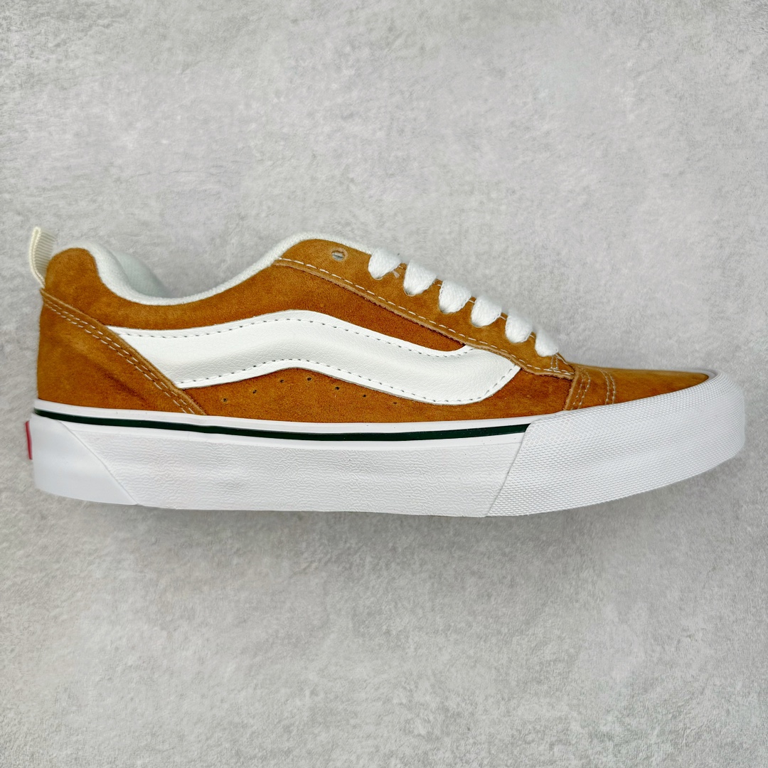 Vans Knu-Skool VR3 LX 万斯低帮复古休闲硫化面包鞋 肥胖版大LOGO 原版全皮猪八面料 尺码：35 36 36.5 37 38 38.5 39 40 40.5 41 42 42.5 43 44-选品中心