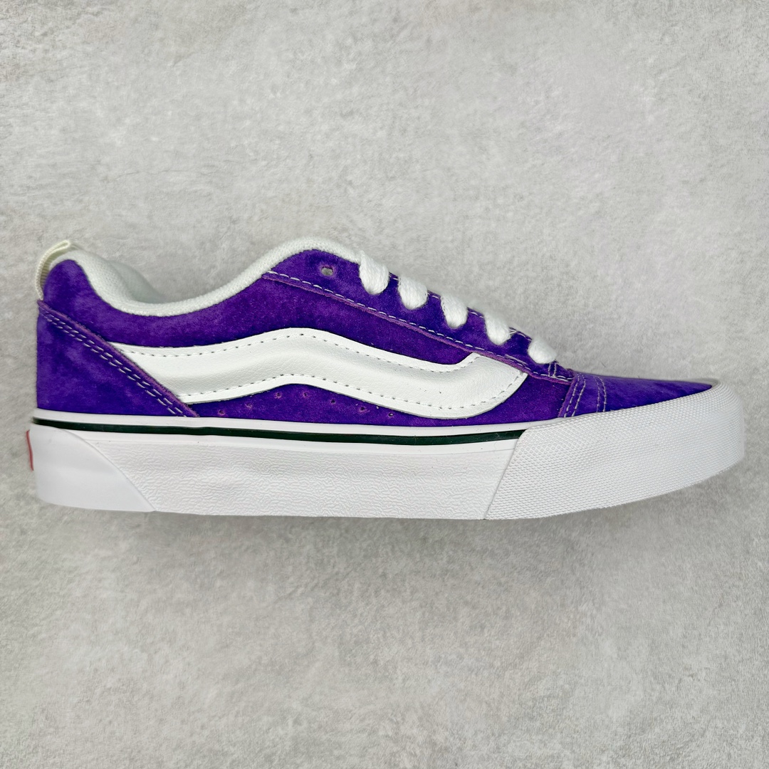 Vans Knu-Skool VR3 LX 万斯低帮复古休闲硫化面包鞋 肥胖版大LOGO 原版全皮猪八面料 尺码：35 36 36.5 37 38 38.5 39 40 40.5 41 42 42.5 43 44-选品中心