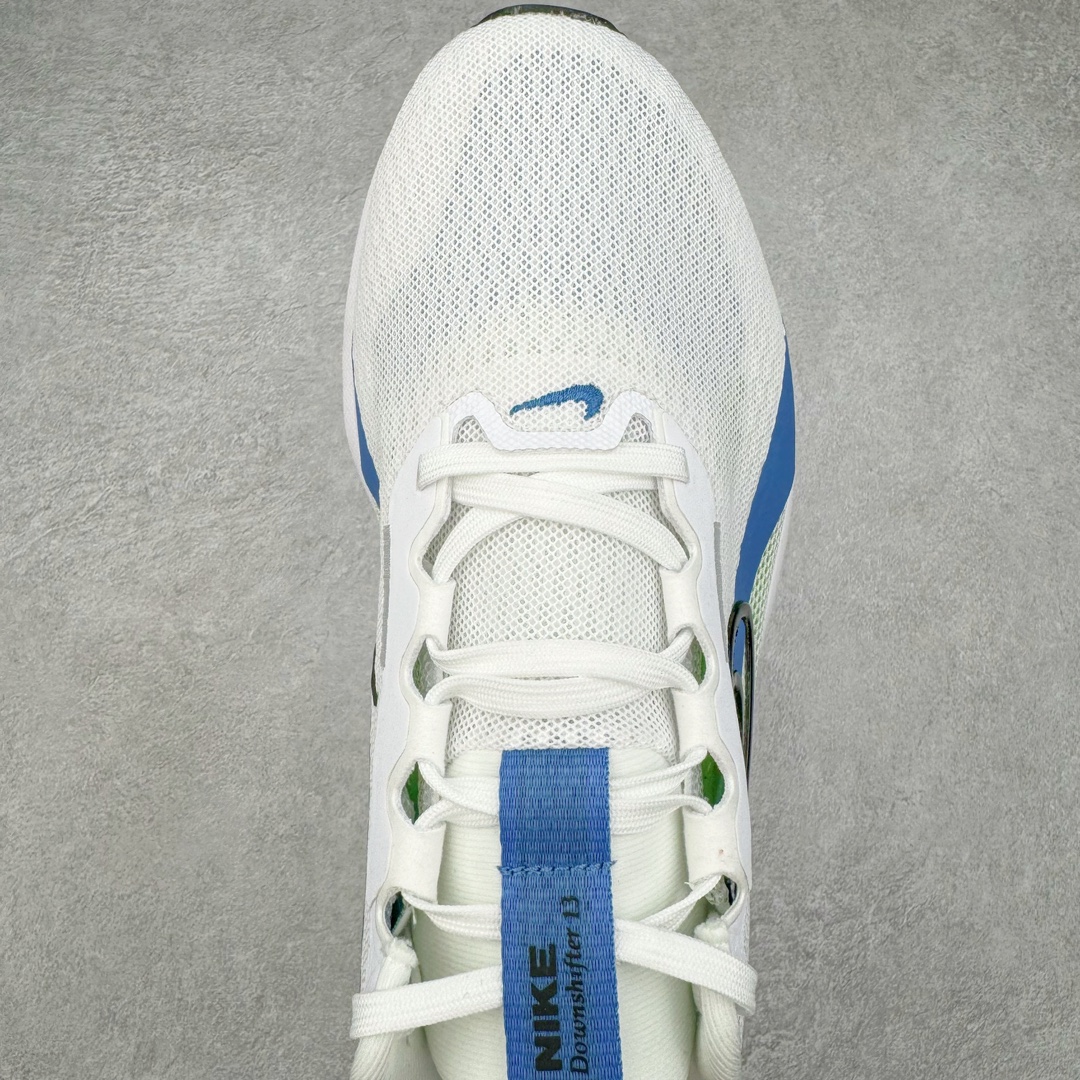 图片[4]-＃TG纯原 NK Revolution 13 Wide 回游者13代系列低帮轻质缓震透气休闲运动跑步鞋“网织白蓝”FD6454-103 无论你是跑步新手还是迫切想提速的专业跑者，Nike Downshifter 13 公路跑步鞋都能伴你轻松驾驭。鞋面结合缓震耐穿性能，为你造就又一个得力装备，或是助你朝着目标迈进。尺码：39 40 40.5 41 42 42.5 43 44 44.5 45-选品中心