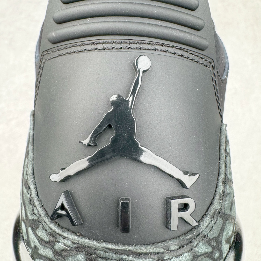 图片[17]-＃QD纯原 Air Jordan AJ3 Retro 黑猫 CK9246-168 圈内最强三代系列 匠心打造 开发时长超过半年 目前可过各类鉴定或无法鉴定 裸鞋随便操作 全套原纸板楦头开发 原厂大底磨具加持立体防滑纹理 原装可视Air Sole气垫 原汁原味最完美的三代版型 唯一正确鞋头趴度弧度高度鞋身腰线 原厂TPU彩虹扎染后跟饰片 正确内里反口里网布 皮料菱角分明不变形无多余毛边 广东原厂zp同批次手工大底描漆拉丝 市场唯一原厂鞋扣模具 原厂织唛标 原厂飞人电绣工艺 尾指中部跳三针 独家绑鞋带手法 印刷中底布 四线拉帮 米色美纹纸贴合固定 进口港宝加持 后跟自然饱满 全鞋荧光划线卡点 追求极致完美 每一双都是工艺品 多重QC质检 超越公司货的品控标准 实实在在的免检产品 尺码：40 40.5 41 42 42.5 43 44 44.5 45 45.5 46 47.5 48.5-选品中心