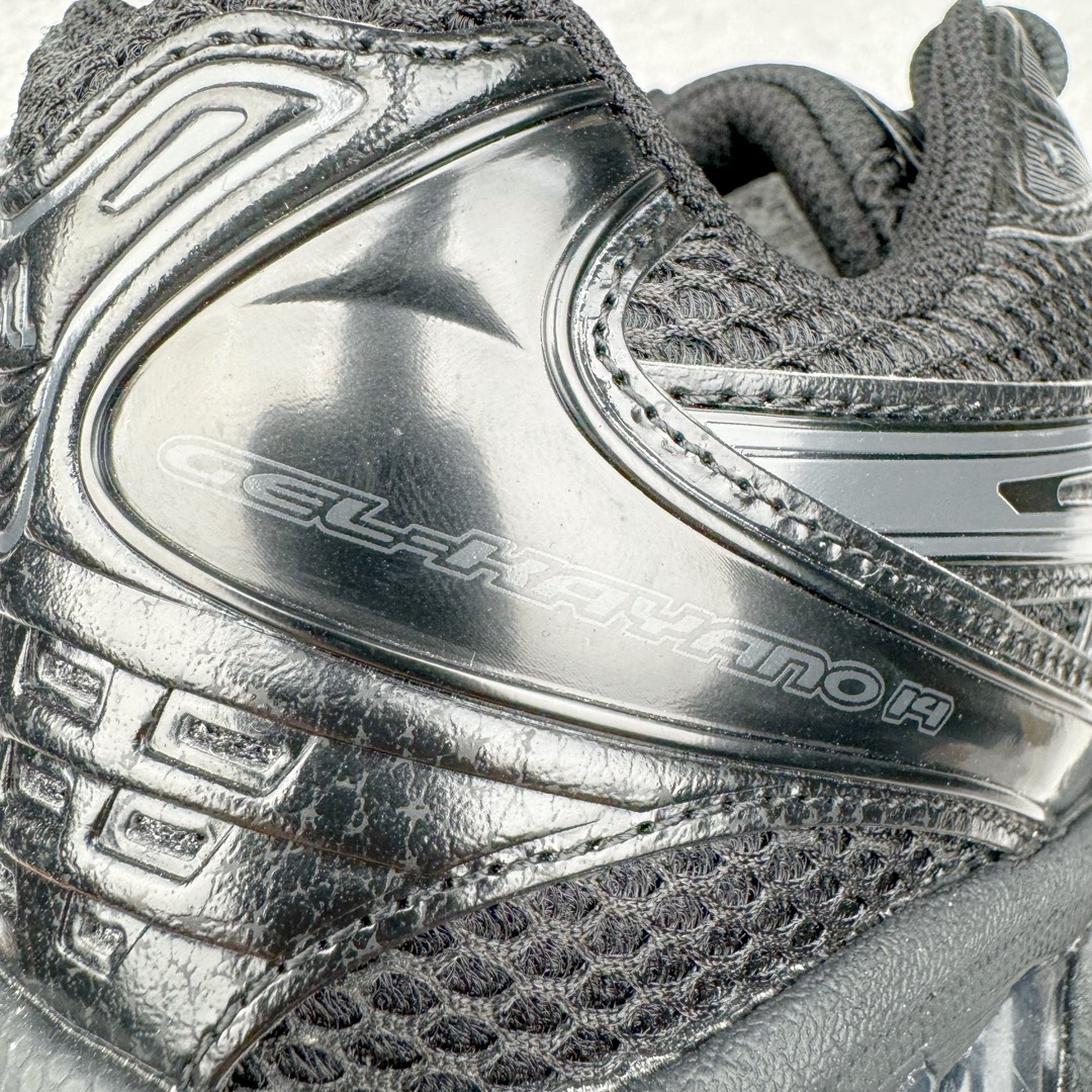 图片[14]-＃ZC总裁 Asics Gel-Kayano K14 亚瑟士系列复古舒适织物合成革减震防滑耐磨低帮休闲跑步鞋 市场顶级版本 原装纸板楦头开发 独家私模五层组合大底 原厂定制缓震硅胶加持 原盒原配 官方四联吊牌 一比一同步原鞋工艺和用料 鞋面原厂“三明治”多层网布 区别其他同价版本 鞋垫采用原厂OrthoLite欧索莱材质 非普通海玻璃鞋垫 后跟一样采用了GEL缓震胶 整体系列设计非常的科技感 锻炼跑步的同时让你一样时尚百搭 尺码：36 37 37.5 38 39 39.5 40 40.5 41.5 42 42.5 43.5 44 44.5 45 46-选品中心