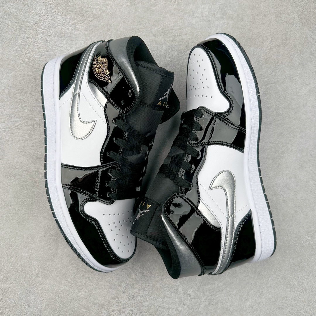 图片[3]-＃K版 Air Jordan AJ1 Mid 中帮 HV0789-010 原厂内置全掌气垫 A模大底 头层小牛皮 鞋舌AJ原厂专用牛津布+AJ专用反口珍珠布+原厂无杂质高弹内里海棉 特殊封边弹力鞋带 全网唯一头层牛皮 原鞋开模 拒绝公底 购置公司同步原材料 原汁原味 忠于原版‼️尺码：36 36.5 37.5 38 38.5 39 40 40.5 41 42 42.5 43 44 44.5 45 46 47.5-选品中心