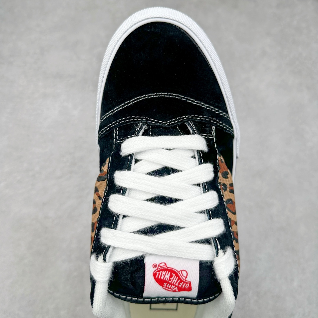 图片[4]-Vans Knu Skool 豹纹 万斯低帮复古休闲硫化面包鞋 肥胖版大LOGO原版全皮猪八面料 鞋身采用顶级纯黑麂皮 饰条釆用豹纹LOGO 章显潮流时尚 黑色元素尽显百搭 自带野性 霸气 性感的感觉 冬季出行必备 货号：VN000D2GBA2 尺码：35 36 36.5 37 38 38.5 39 40 40.5 41 42 42.5 43 44-选品中心