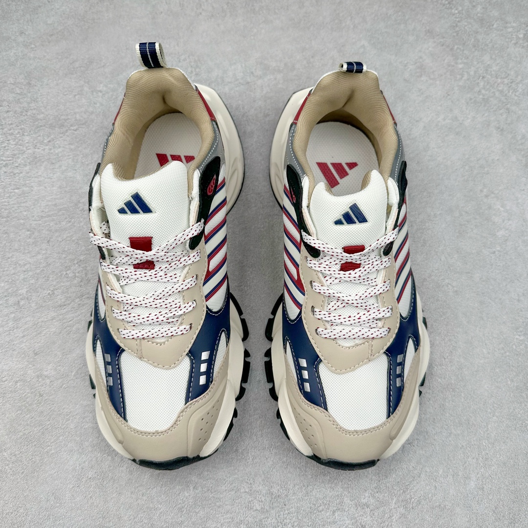 图片[2]-AD XLG Runner Deluxe 跑步者豪华版系列低帮厚底增高老爹风复古缓震休闲运动慢跑鞋 IH0432 自从阿迪达斯和巴黎世家合作后，没少出双方联名的平替。结果根据最新情报，阿迪现在已经把手伸到了巴家爆款3XL的身上，新鞋Xlg Runner Deluxe实物曝光，emm，鞋款整体一眼丁真是巴黎世家Track＋3XL大底的缝合怪版本，要不是鞋侧明晃晃的adidas三道杠Logo，估计各位看了都得蒙。这波不能说是完全复制巴黎世家，但也多少有点借鉴的味道了。新鞋基本就是在阿迪经典\\\”Climacool\\\”鞋款的基础上，升级了Boots大底以及加入了\\\”巴味\\\”设计元素…尺码：35 36 36⅔ 37⅓ 38 38⅔ 39⅓ 40 40⅔ 41⅓ 42 42⅔ 43⅓ 44 44⅔ 45 46-选品中心