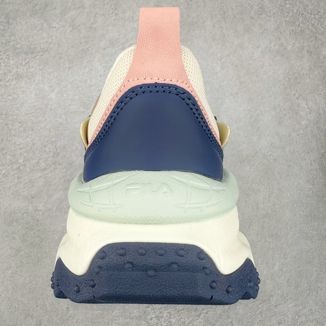 图片[8]-斐乐FILA FUSION QD96 熔岩系列老爹风增高复古中性休闲运动慢跑鞋 #原楦原纸版数据开发#采用纤维皮革饰片拼接透气网布材质#独立发泡EVA中底+耐磨橡胶外底，明显增高4.5CM 尺码：36 36.5 37.5 38 38.5 39 40-选品中心