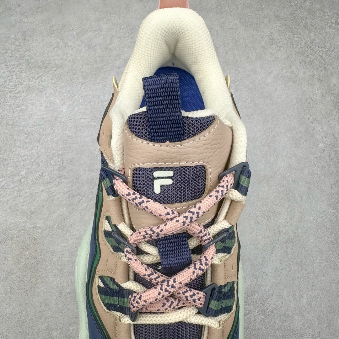 图片[5]-斐乐FILA FUSION QD96 熔岩系列老爹风增高复古中性休闲运动慢跑鞋 #原楦原纸版数据开发#采用纤维皮革饰片拼接透气网布材质#独立发泡EVA中底+耐磨橡胶外底，明显增高4.5CM 尺码：36 36.5 37.5 38 38.5 39 40-选品中心