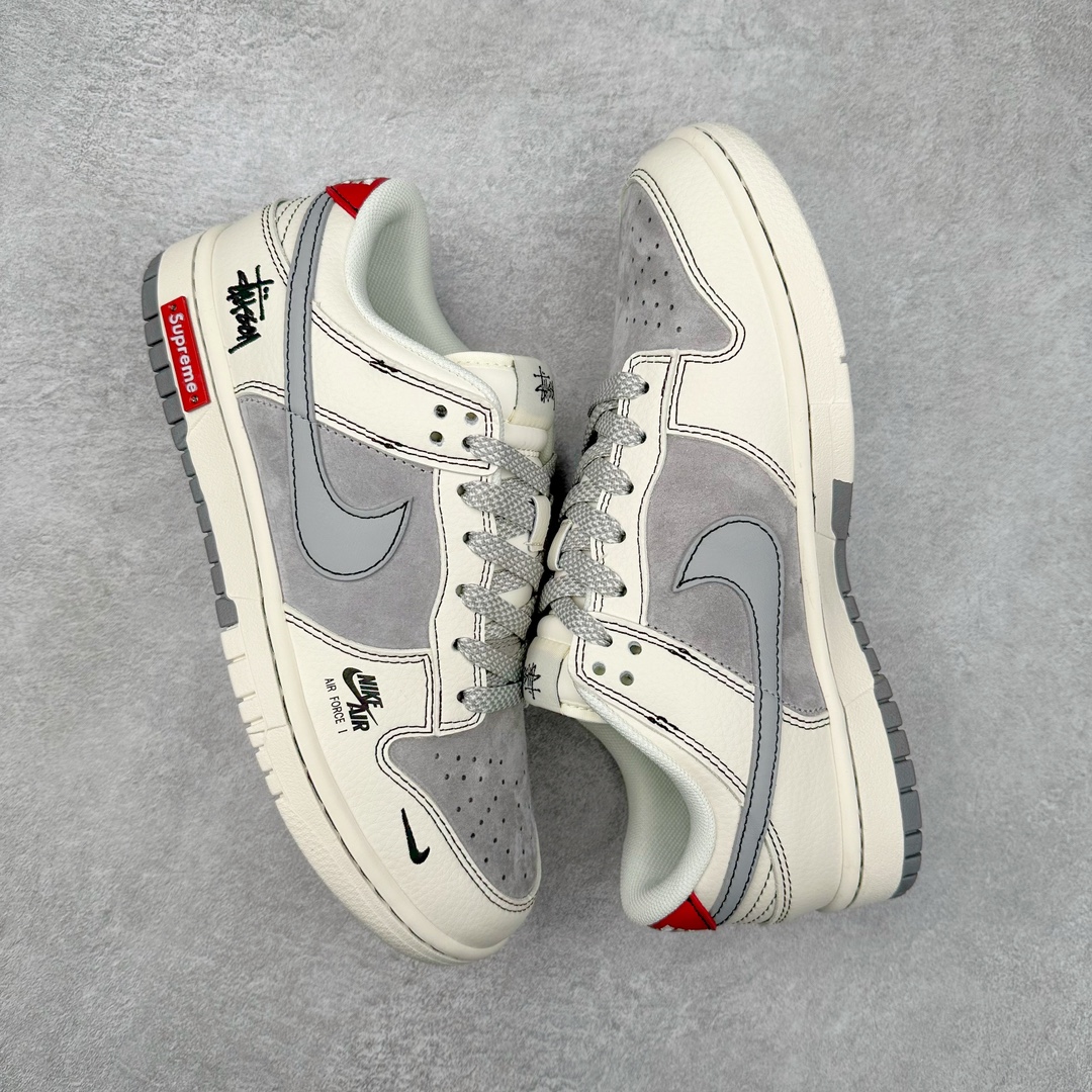 图片[3]-NK Dunk Low 定制配色 SJ2068-302 大厂出品 极力推荐 原装头层材料 独家版型蒸餾加工帶來的是更好的视觉和脚感体验大厂纯原品质出货 清洁度 电绣工艺 皮料切割干净无任何毛边 细节完美 尺码：36 36.5 37.5 38 38.5 39 40 40.5 41 42 42.5 43 44 44.5 45 46 47.5-选品中心