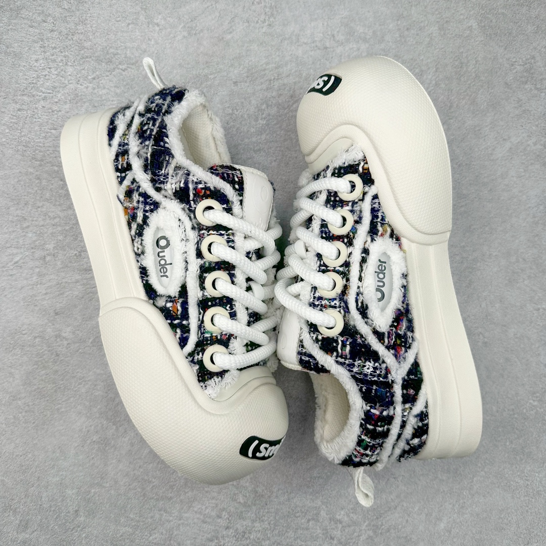 图片[3]-＃福利特价 Ouder 超级萌丑鞋 | 2023 ˢˢ 开口笑萌鞋 2023春夏新品 专柜新款大头开口笑帆布鞋系列～此品牌以丑萌膨胀设计风格备受关注，品牌旨在为当代男女打造年轻 潮流 时髦 不一样的美。新开口笑鞋面采用膨胀及宽体的设计语言，将鞋头与鞋身打造成极为夸张的宽体结构。兼具搭配与潮流属性随意穿搭 🔥 ♺鞋面 ：原版进口太空莫尼卡帆布 ♺内里 ：高密度透气网料 ♺垫脚 ：高密度透气网 ♺大底 ：原版开模轻发泡大底3cm ♺码数 ：35-40-选品中心