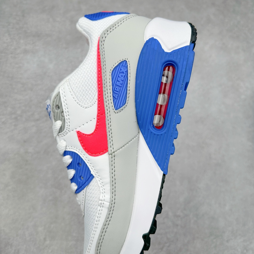 图片[7]-＃MX版 NK Air MAX 90 气垫复古减震跑步鞋 DA8856-100 经典重温 独家陆续补货 外单专供大厂出品 品质稳定 一百余色 终端操作 Air Max 90于1990年推出 来自Air Max系列 在Air Max 1的基础上改进而得 增加了气垫面积 外型上也更为流线 最特別的就是加入了菱纹塑胶嵌板 为Air Max 90增添了许多潮流气息 皮革鞋面 造就出色耐穿性和支撑力 Max Air缓震配置搭配泡棉中底 令Air Max 90轻盈而舒适 华夫格橡胶外底 铸就Air Max 90非凡的抓地力 而Air Max 90不仅是一双跑鞋 它成功跨越了时间的演进 成为了球鞋文化与潮流圈中最熟为人知的鞋款之一 尺码：36 36.5 37.5 38 38.5 39 40 40.5 41 42 42.5 43 44 44.5 45-选品中心