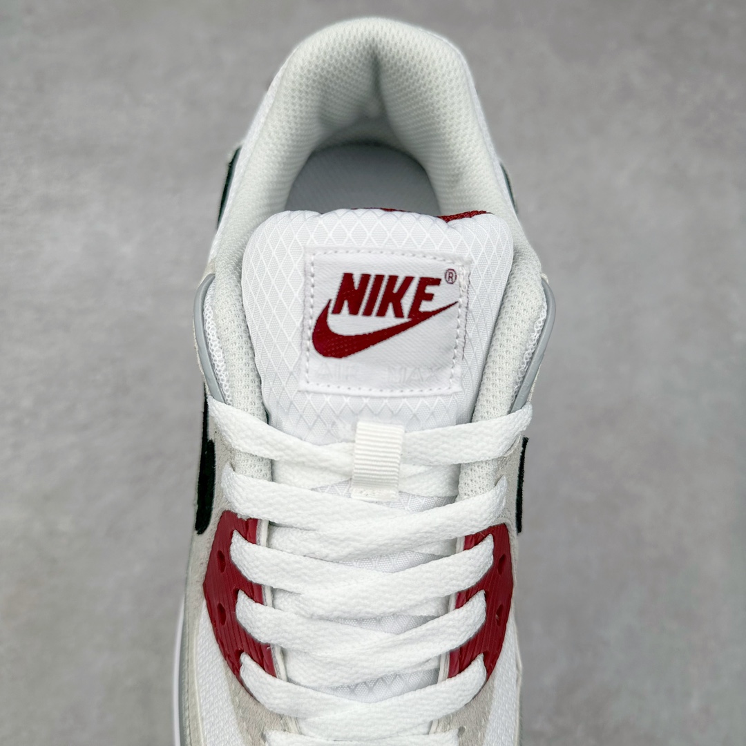 图片[5]-＃MX版 NK Air MAX 90 气垫复古减震跑步鞋 FN6958-101 经典重温 独家陆续补货 外单专供大厂出品 品质稳定 一百余色 终端操作 Air Max 90于1990年推出 来自Air Max系列 在Air Max 1的基础上改进而得 增加了气垫面积 外型上也更为流线 最特別的就是加入了菱纹塑胶嵌板 为Air Max 90增添了许多潮流气息 皮革鞋面 造就出色耐穿性和支撑力 Max Air缓震配置搭配泡棉中底 令Air Max 90轻盈而舒适 华夫格橡胶外底 铸就Air Max 90非凡的抓地力 而Air Max 90不仅是一双跑鞋 它成功跨越了时间的演进 成为了球鞋文化与潮流圈中最熟为人知的鞋款之一 尺码：36 36.5 37.5 38 38.5 39 40 40.5 41 42 42.5 43 44 44.5 45-选品中心