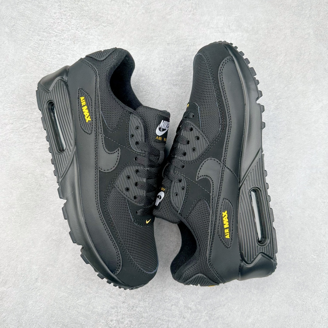 图片[3]-＃MX版 NK Air MAX 90 气垫复古减震跑步鞋 HM0628-001 经典重温 独家陆续补货 外单专供大厂出品 品质稳定 一百余色 终端操作 Air Max 90于1990年推出 来自Air Max系列 在Air Max 1的基础上改进而得 增加了气垫面积 外型上也更为流线 最特別的就是加入了菱纹塑胶嵌板 为Air Max 90增添了许多潮流气息 皮革鞋面 造就出色耐穿性和支撑力 Max Air缓震配置搭配泡棉中底 令Air Max 90轻盈而舒适 华夫格橡胶外底 铸就Air Max 90非凡的抓地力 而Air Max 90不仅是一双跑鞋 它成功跨越了时间的演进 成为了球鞋文化与潮流圈中最熟为人知的鞋款之一 尺码：36 36.5 37.5 38 38.5 39 40 40.5 41 42 42.5 43 44 44.5 45-选品中心