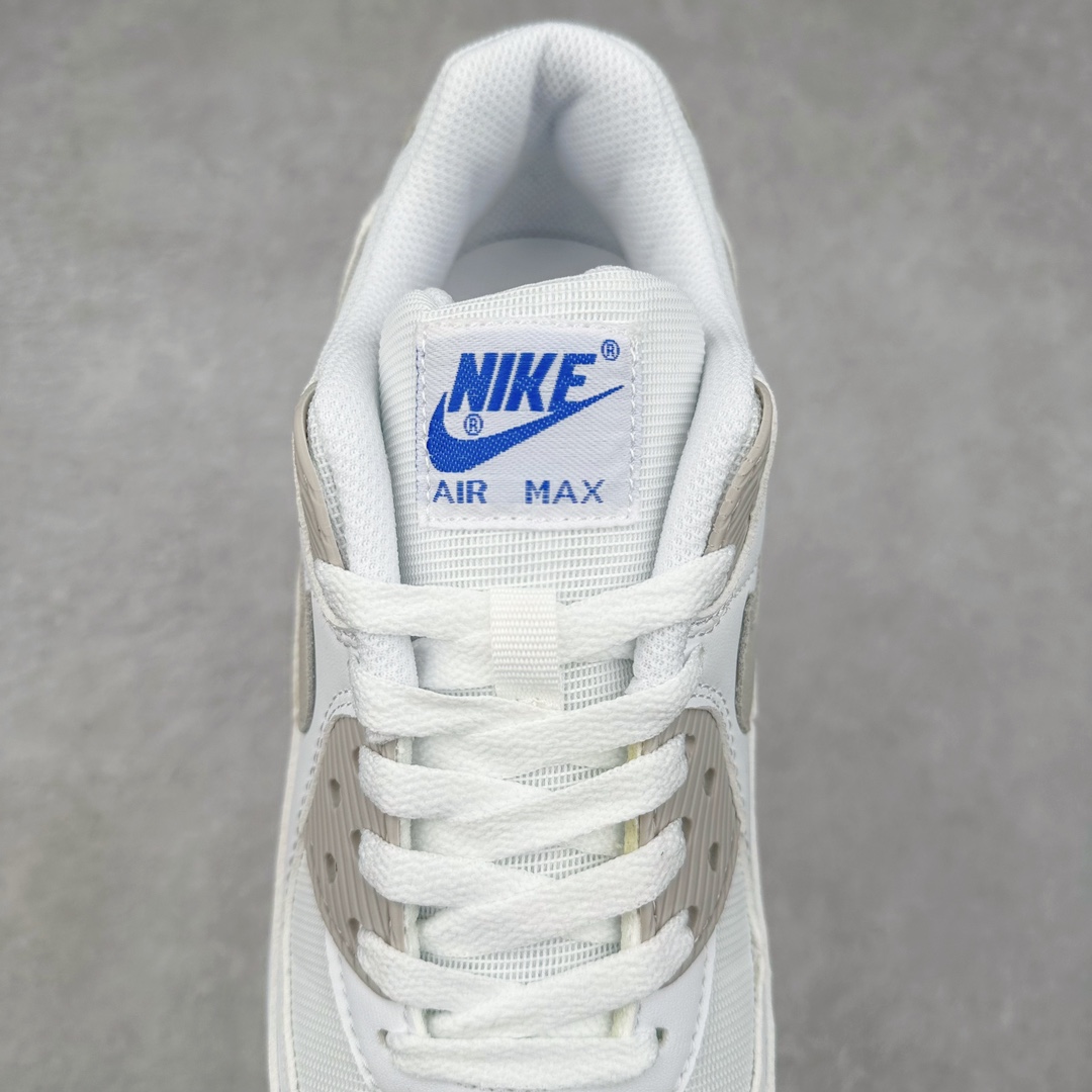 图片[5]-＃MX版 NK Air MAX 90 气垫复古减震跑步鞋 FZ7186-100 经典重温 独家陆续补货 外单专供大厂出品 品质稳定 一百余色 终端操作 Air Max 90于1990年推出 来自Air Max系列 在Air Max 1的基础上改进而得 增加了气垫面积 外型上也更为流线 最特別的就是加入了菱纹塑胶嵌板 为Air Max 90增添了许多潮流气息 皮革鞋面 造就出色耐穿性和支撑力 Max Air缓震配置搭配泡棉中底 令Air Max 90轻盈而舒适 华夫格橡胶外底 铸就Air Max 90非凡的抓地力 而Air Max 90不仅是一双跑鞋 它成功跨越了时间的演进 成为了球鞋文化与潮流圈中最熟为人知的鞋款之一 尺码：36 36.5 37.5 38 38.5 39 40 40.5 41 42 42.5 43 44 44.5 45-选品中心