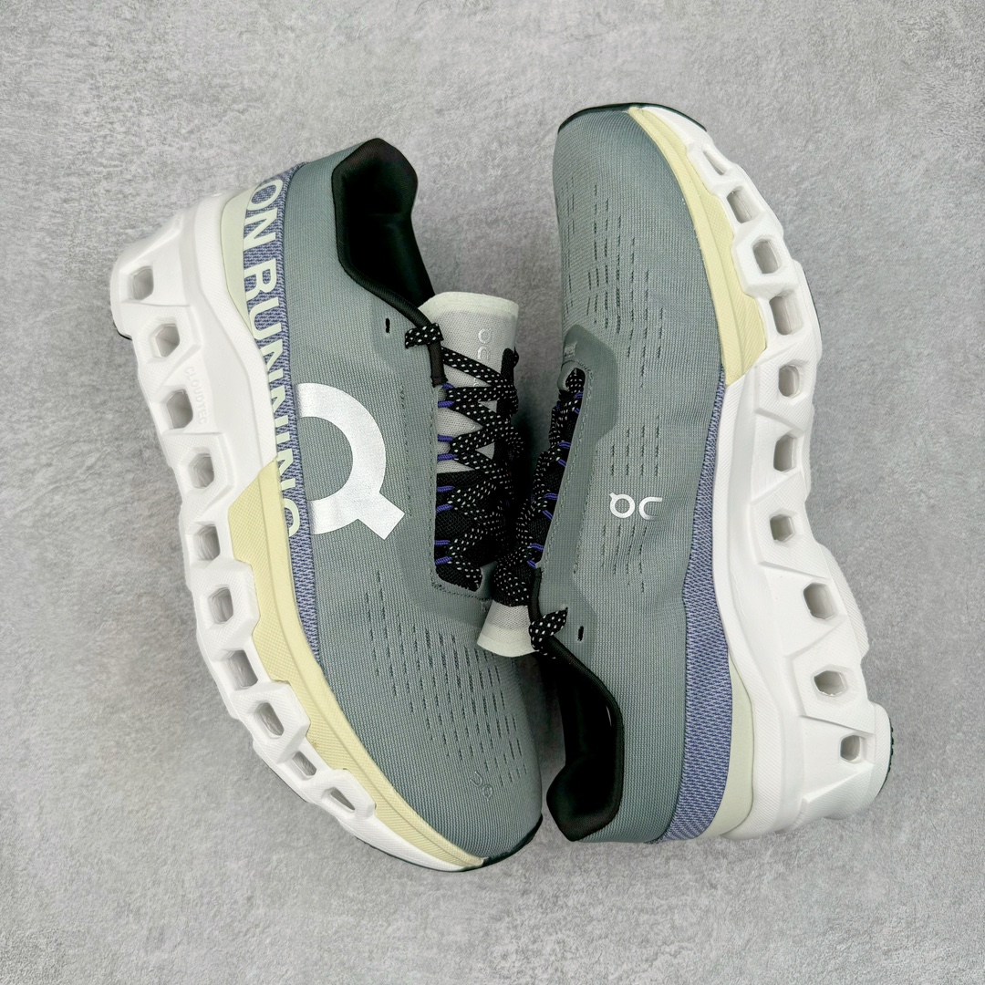 图片[3]-＃GX On Cloudmonster 2 昂跑减震生活休闲鞋 此运动品牌 开创于2010年 缓震着陆、强效回弹、轻柔质感的设计构思始终是ON研制关键 与此同时基于“为全球提供革新性的跑步感受”信念 陆续推出了多款跑鞋及其以专业运动人体跑步工程学为设计关键的功能性跑步服饰设备 让跑者不费力气地畅快畅跑 尺码：36 36.5 37.5 38 38.5 39 40 40.5 41 42 42.5 43 44 44.5 45-选品中心