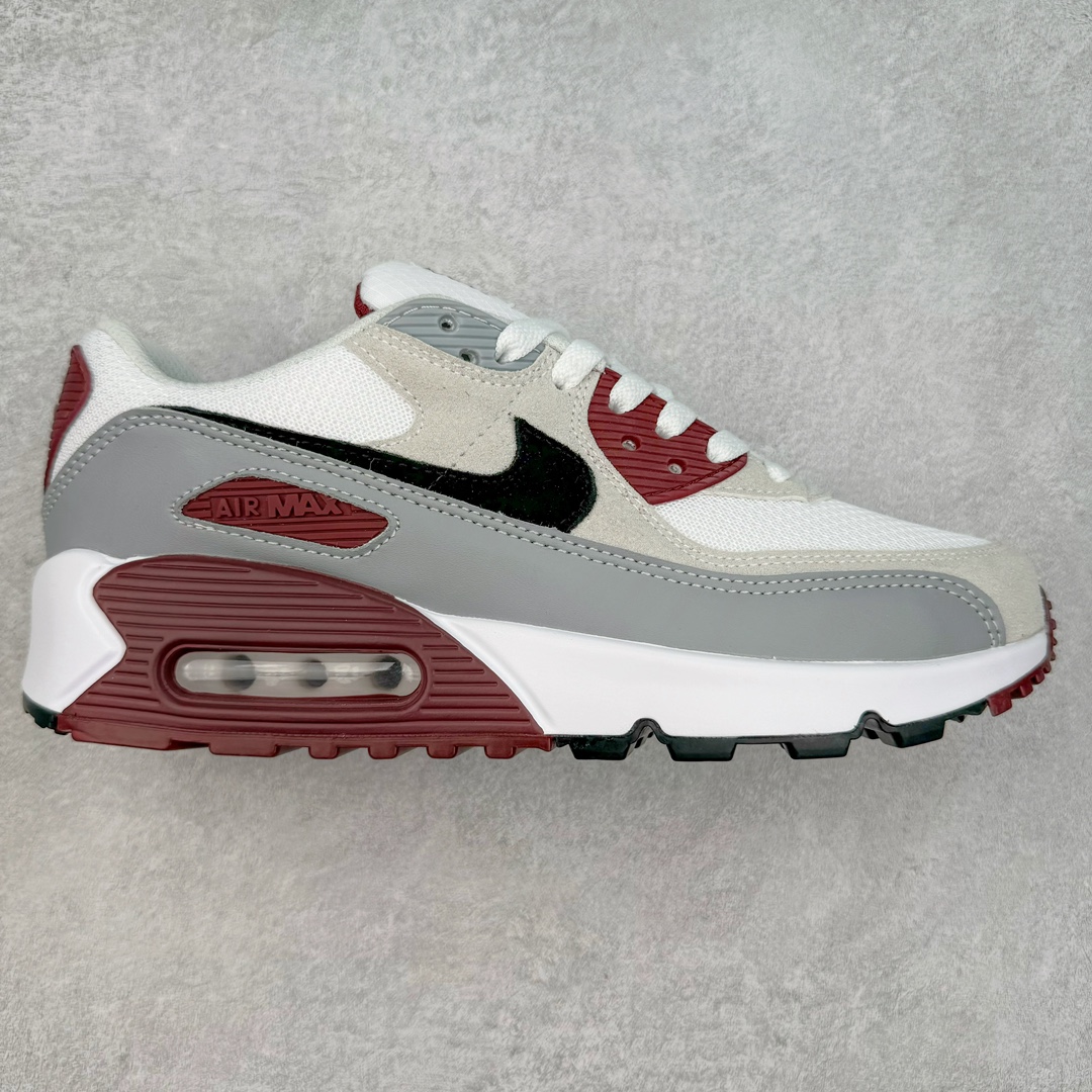 ＃MX版 NK Air MAX 90 气垫复古减震跑步鞋 FN6958-101 经典重温 独家陆续补货 外单专供大厂出品 品质稳定 一百余色 终端操作 Air Max 90于1990年推出 来自Air Max系列 在Air Max 1的基础上改进而得 增加了气垫面积 外型上也更为流线 最特別的就是加入了菱纹塑胶嵌板 为Air Max 90增添了许多潮流气息 皮革鞋面 造就出色耐穿性和支撑力 Max Air缓震配置搭配泡棉中底 令Air Max 90轻盈而舒适 华夫格橡胶外底 铸就Air Max 90非凡的抓地力 而Air Max 90不仅是一双跑鞋 它成功跨越了时间的演进 成为了球鞋文化与潮流圈中最熟为人知的鞋款之一 尺码：36 36.5 37.5 38 38.5 39 40 40.5 41 42 42.5 43 44 44.5 45-选品中心