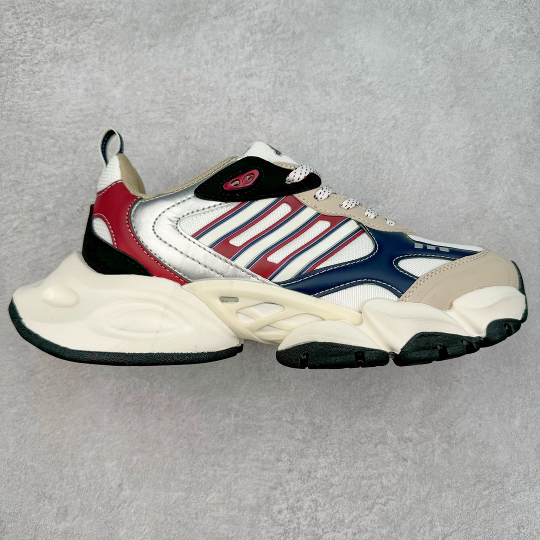 AD XLG Runner Deluxe 跑步者豪华版系列低帮厚底增高老爹风复古缓震休闲运动慢跑鞋 IH0432 自从阿迪达斯和巴黎世家合作后，没少出双方联名的平替。结果根据最新情报，阿迪现在已经把手伸到了巴家爆款3XL的身上，新鞋Xlg Runner Deluxe实物曝光，emm，鞋款整体一眼丁真是巴黎世家Track＋3XL大底的缝合怪版本，要不是鞋侧明晃晃的adidas三道杠Logo，估计各位看了都得蒙。这波不能说是完全复制巴黎世家，但也多少有点借鉴的味道了。新鞋基本就是在阿迪经典\\\”Climacool\\\”鞋款的基础上，升级了Boots大底以及加入了\\\”巴味\\\”设计元素…尺码：35 36 36⅔ 37⅓ 38 38⅔ 39⅓ 40 40⅔ 41⅓ 42 42⅔ 43⅓ 44 44⅔ 45 46-选品中心