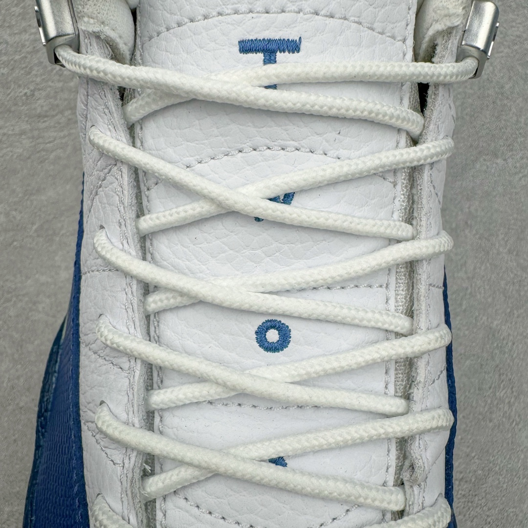 图片[16]-＃SZ纯原 Air Jordan AJ12 Retro 法国蓝 货号：130690-113 外贸特供批次 原楦原档案数据开模打造 原汁原味12代鞋型 进口原厂皮料 原厂碳板 原装材料 原厂定制金属扣 原厂电绣 支持与公司货全方位对比 只服务于5%懂鞋的高端客户 发国外可支持各种retail商店充正寄售 尺码：40 40.5 41 42 42.5 43 44 44.5 45 45.5 46 47.5 48.5-选品中心