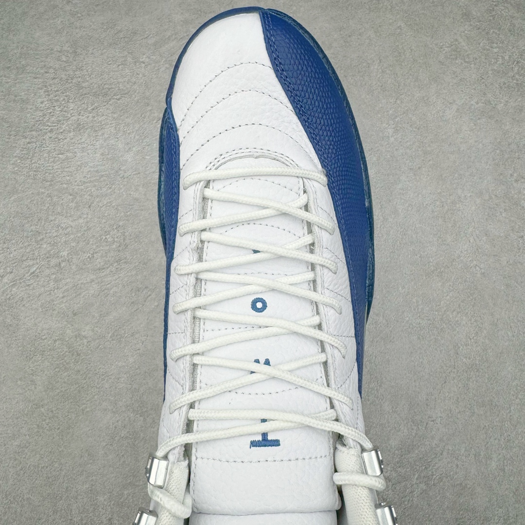 图片[4]-＃SZ纯原 Air Jordan AJ12 Retro 法国蓝 货号：130690-113 外贸特供批次 原楦原档案数据开模打造 原汁原味12代鞋型 进口原厂皮料 原厂碳板 原装材料 原厂定制金属扣 原厂电绣 支持与公司货全方位对比 只服务于5%懂鞋的高端客户 发国外可支持各种retail商店充正寄售 尺码：40 40.5 41 42 42.5 43 44 44.5 45 45.5 46 47.5 48.5-选品中心