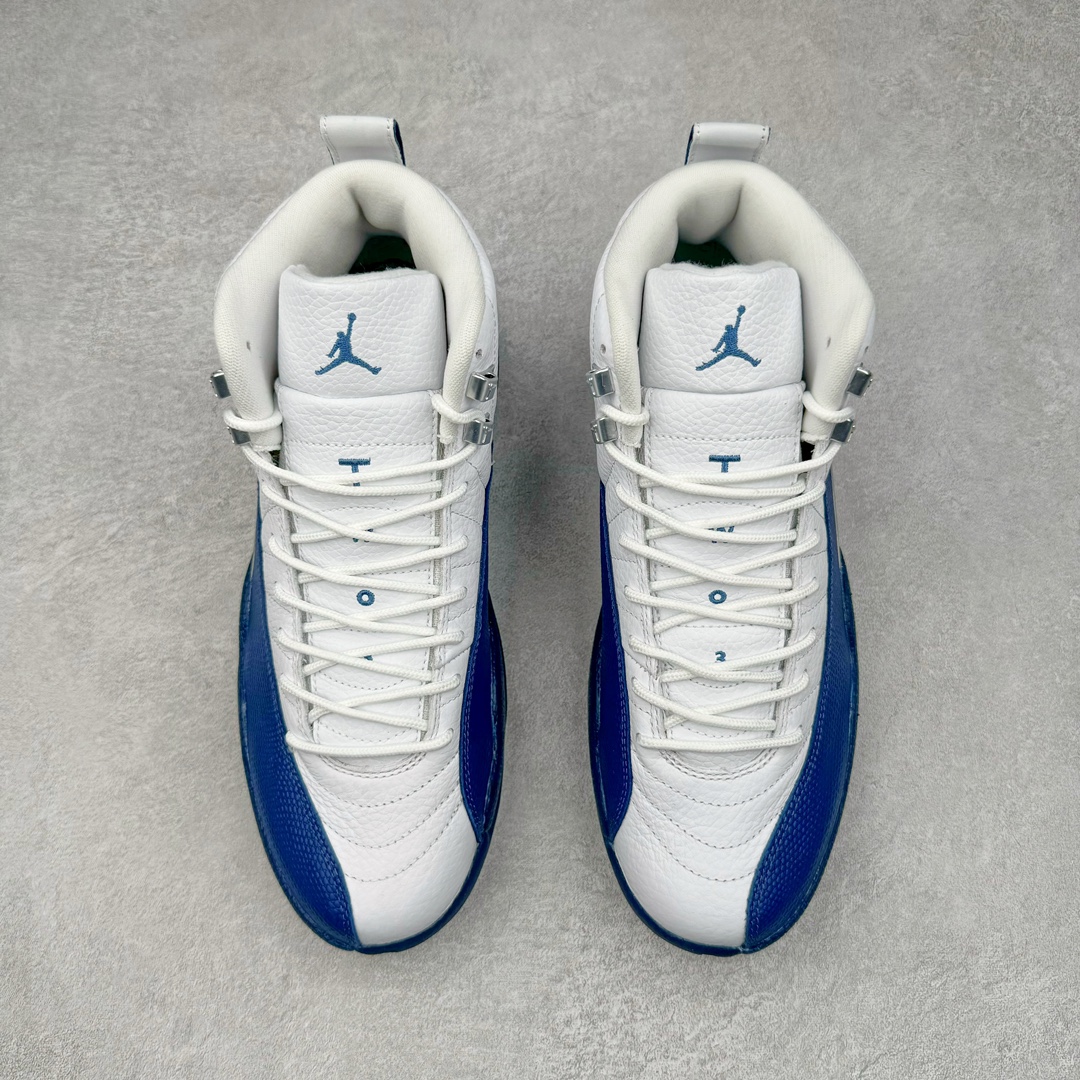 图片[2]-＃SZ纯原 Air Jordan AJ12 Retro 法国蓝 货号：130690-113 外贸特供批次 原楦原档案数据开模打造 原汁原味12代鞋型 进口原厂皮料 原厂碳板 原装材料 原厂定制金属扣 原厂电绣 支持与公司货全方位对比 只服务于5%懂鞋的高端客户 发国外可支持各种retail商店充正寄售 尺码：40 40.5 41 42 42.5 43 44 44.5 45 45.5 46 47.5 48.5-选品中心