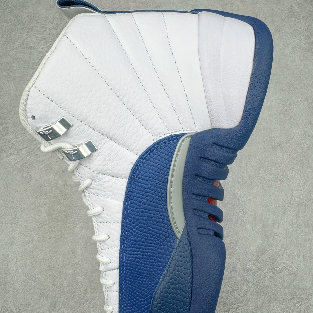 图片[7]-＃SZ纯原 Air Jordan AJ12 Retro 法国蓝 货号：130690-113 外贸特供批次 原楦原档案数据开模打造 原汁原味12代鞋型 进口原厂皮料 原厂碳板 原装材料 原厂定制金属扣 原厂电绣 支持与公司货全方位对比 只服务于5%懂鞋的高端客户 发国外可支持各种retail商店充正寄售 尺码：40 40.5 41 42 42.5 43 44 44.5 45 45.5 46 47.5 48.5-选品中心
